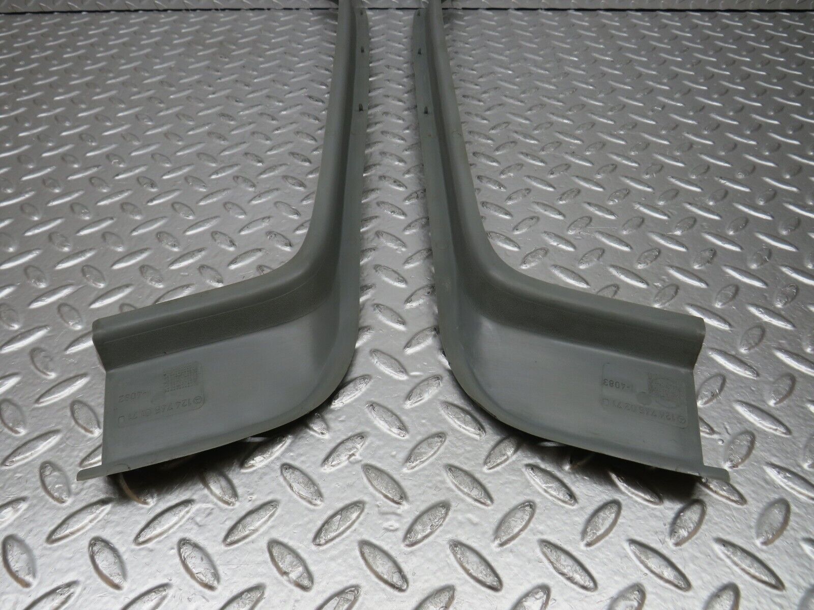 31302 Mercedes-Benz S124 220TE Inner Tailgate Cover Trim Pair Grey 1247450171