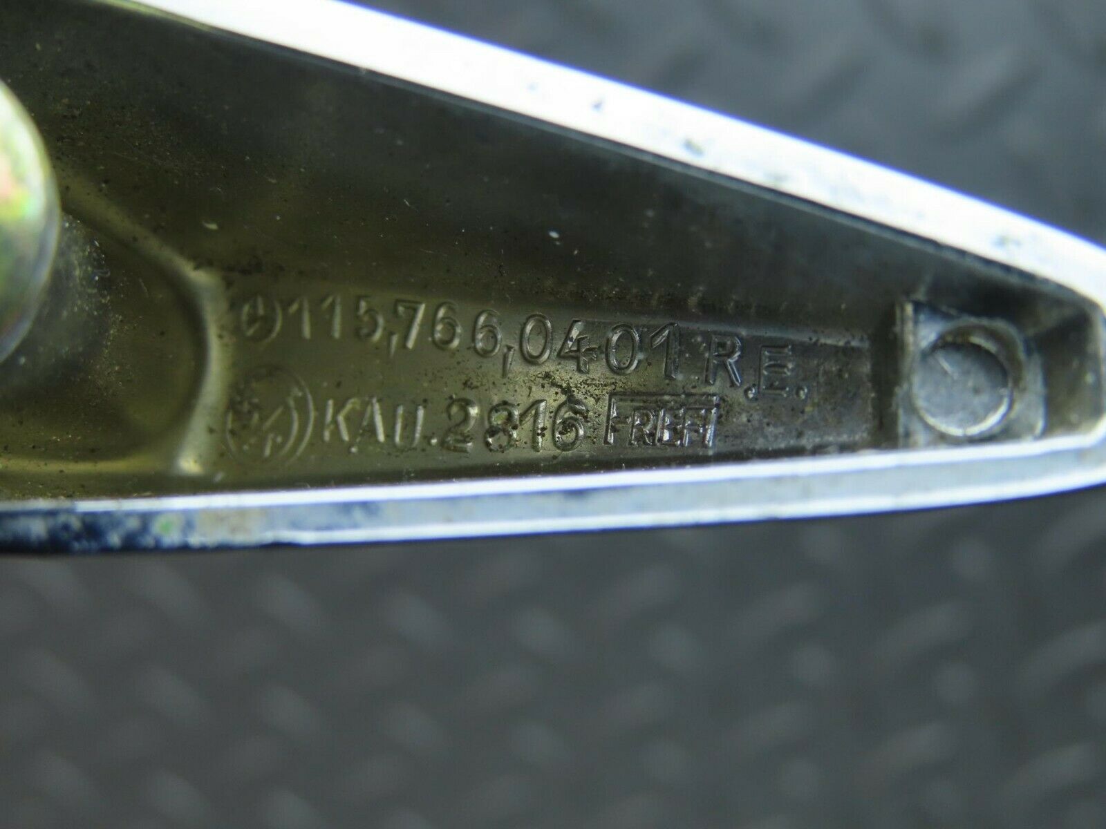 8793 Mercedes-Benz W115 Chrome Door Handle Rear Right 1157660401