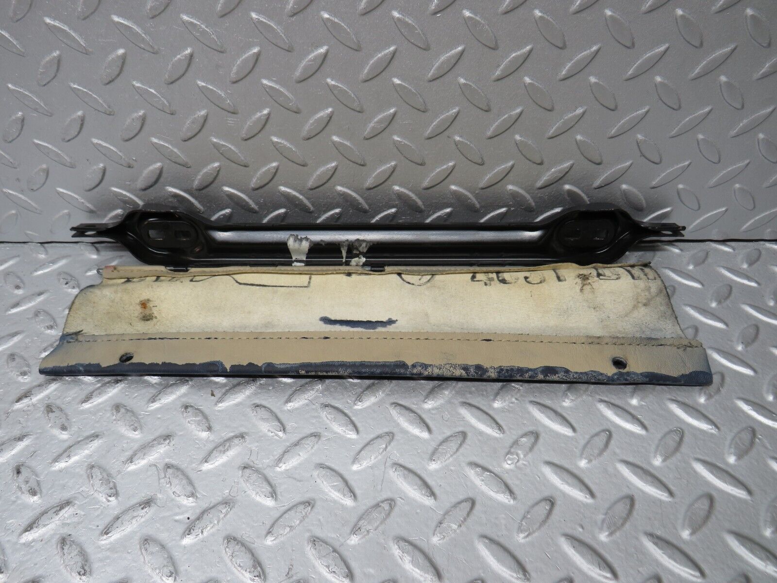 36817 Mercedes-Benz R129 300SL-24 Front Right Seat Under Cover Blue Leather