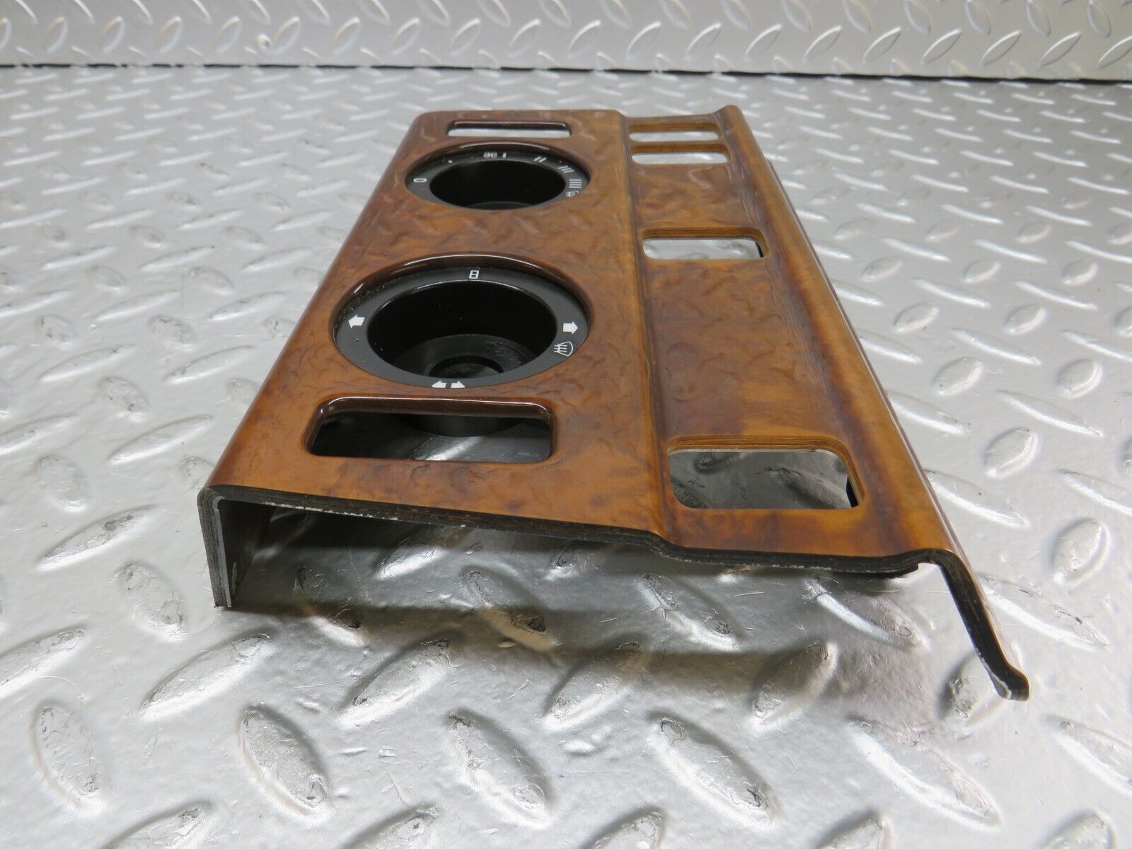 25657 Mercedes-Benz W124 280E Heater Control Panel Wood Trim 1246830275