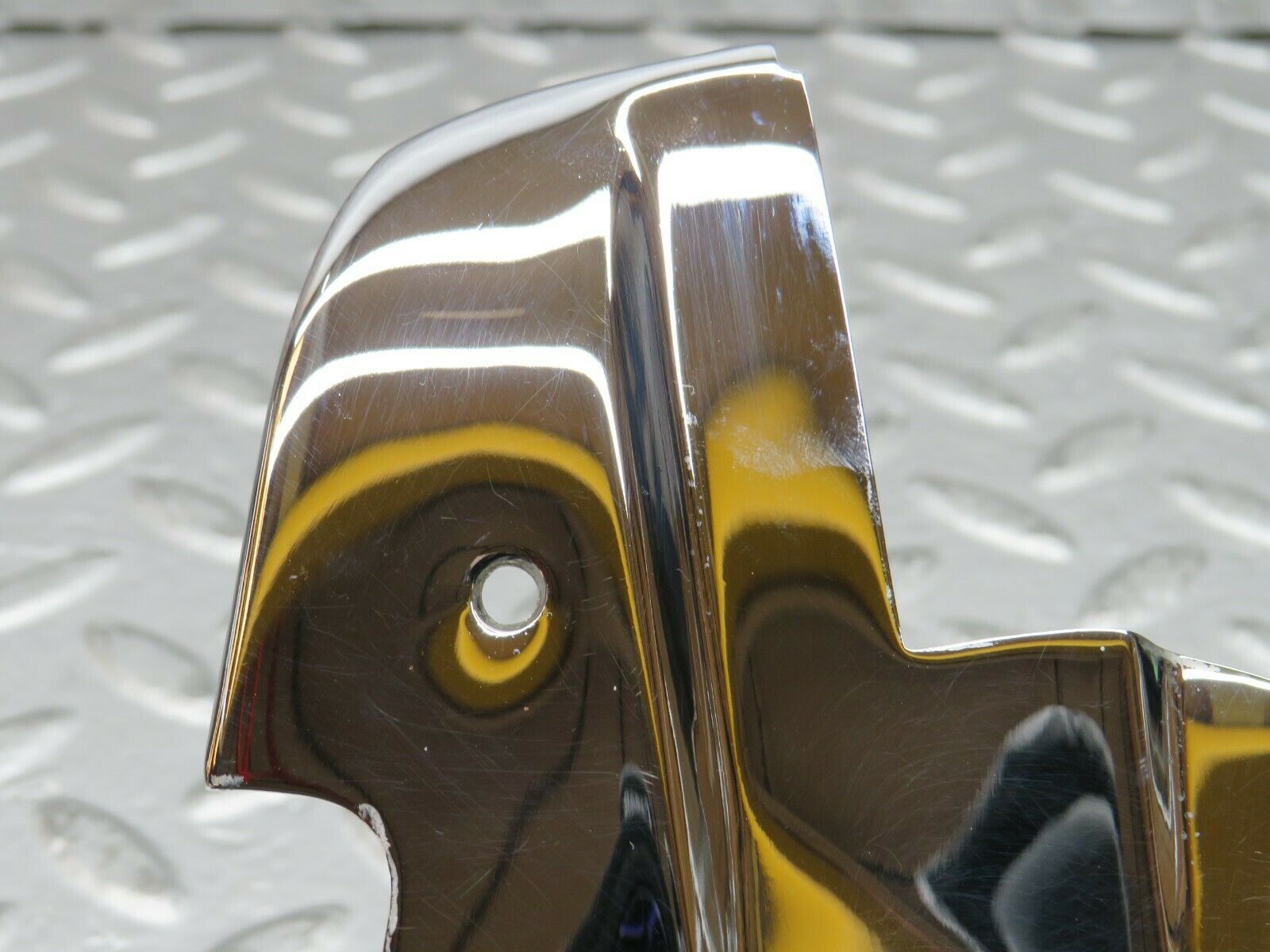 22746 Mercedes-Benz C107 450SLC Coupe B Pillar Chrome Cover Plate Left Side