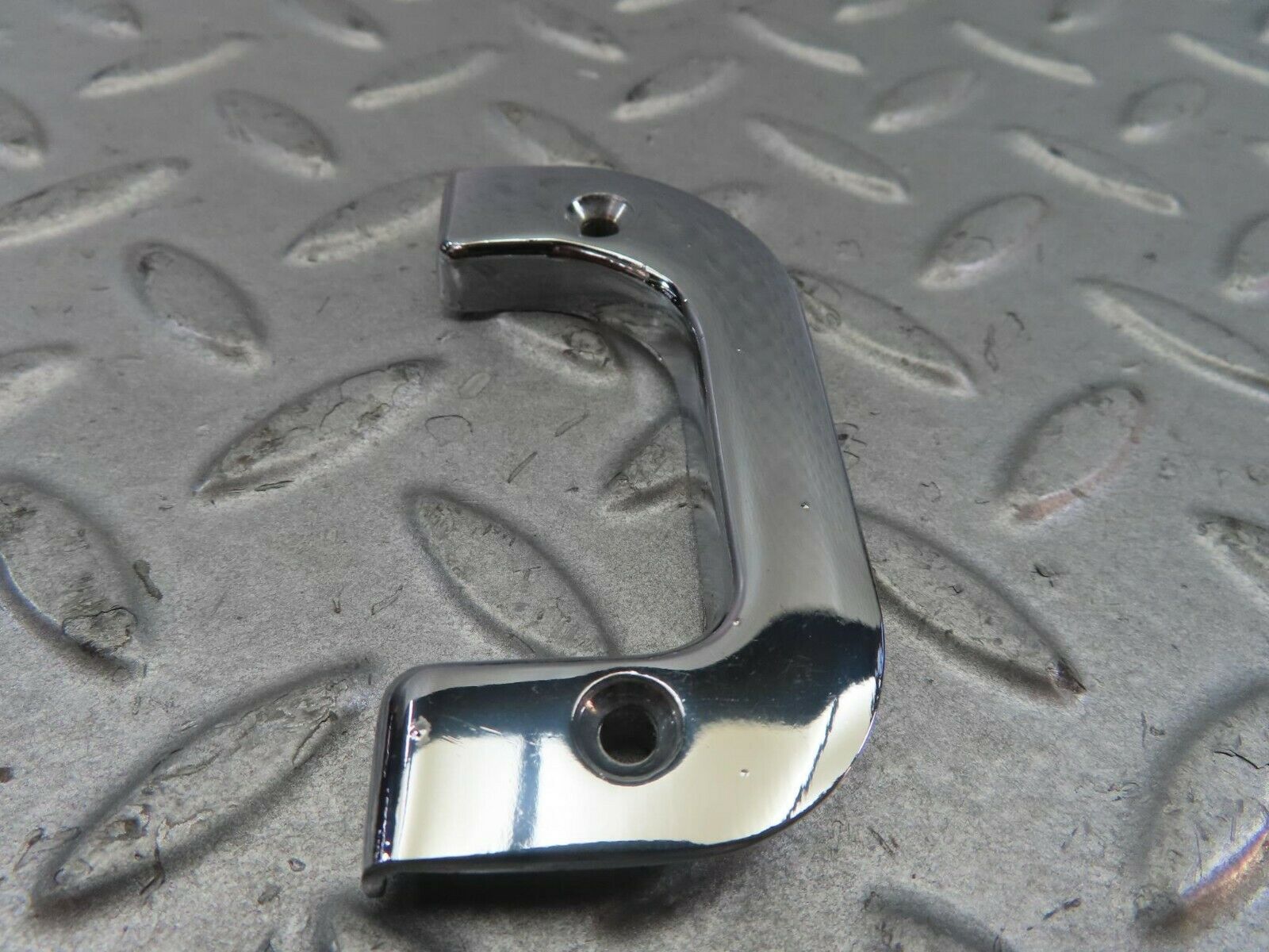 8722 Mercedes-Benz W123 Left Interior Chrome Door Latch Trim 1237230124