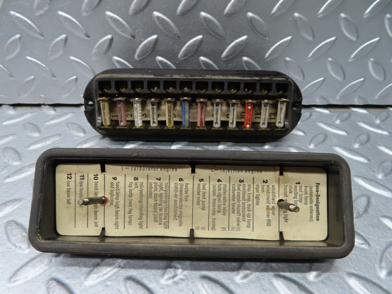 20314 Mercedes-Benz W114 280CE Coupe Fuse Box 0005458701