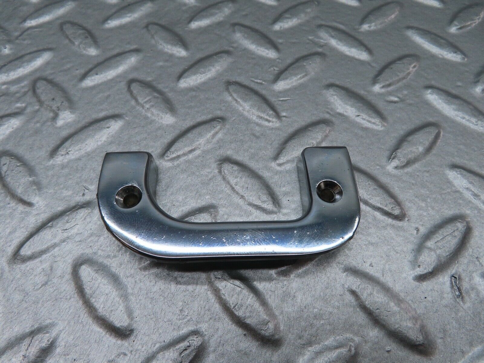 17953 Mercedes-Benz W123 200 Right Interior Chrome Door Latch Trim 1237230224