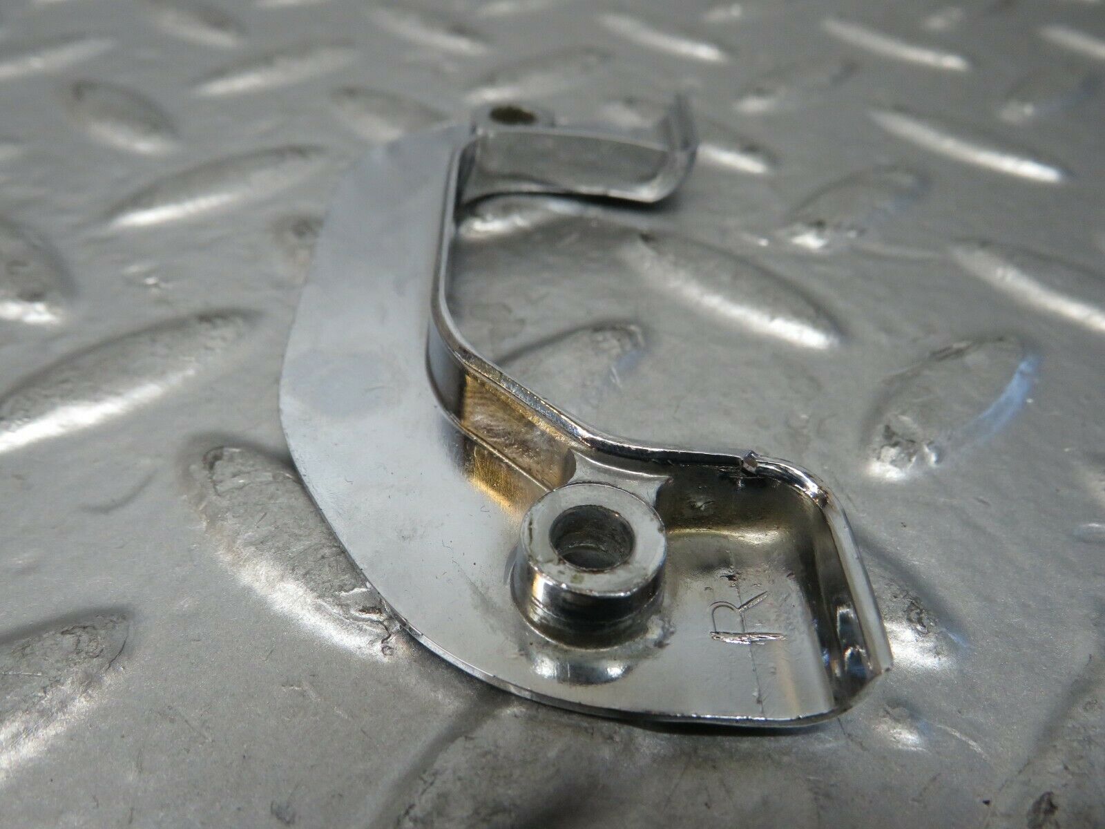 23258 Mercedes-Benz W116 350SE Right Chrome Door Latch Trim