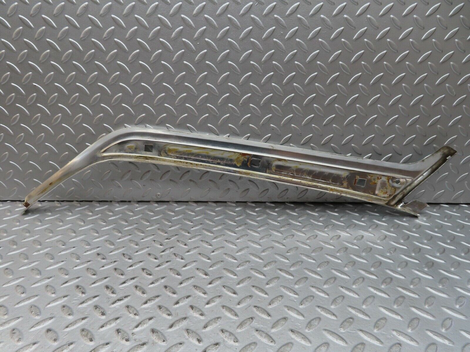 17683 Mercedes-Benz W116 450SEL A Pillar Chrome Moulding Trim Left Side