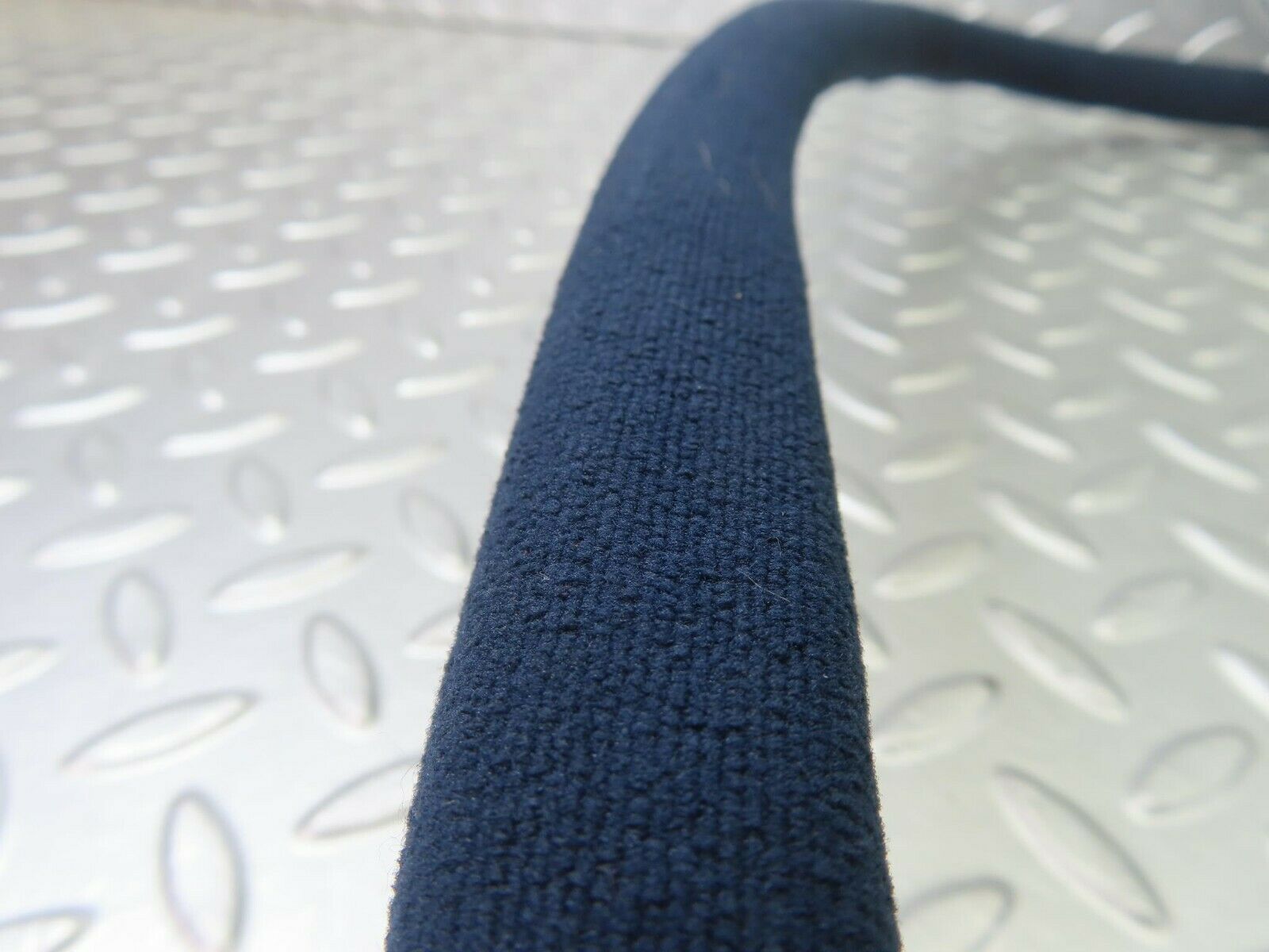 10336 Mercedes-Benz W201 190E Rear Right Cloth Covered Door Seal Blue