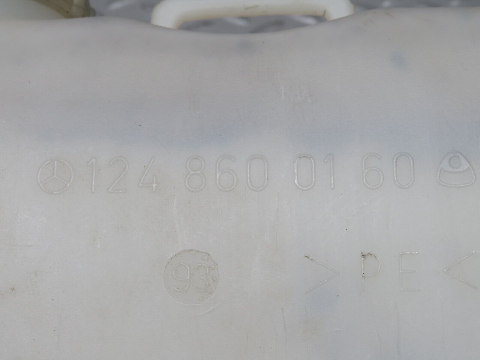 31299 Mercedes-Benz S124 220TE Rear Windscreen Washer Reservoir 1248600160