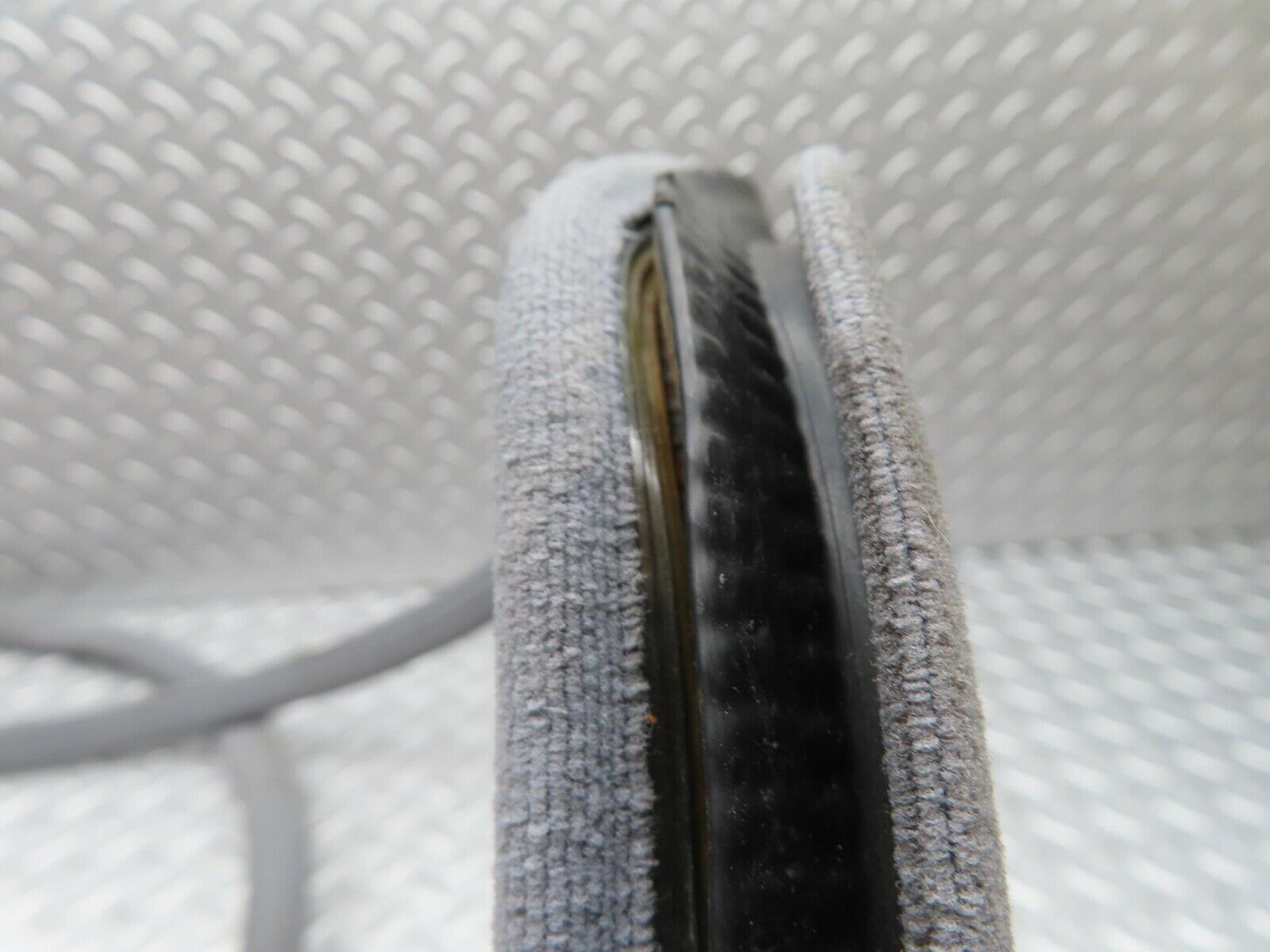 16373 Mercedes-Benz W124 260E Rear Left Cloth Covered Door Seal Grey