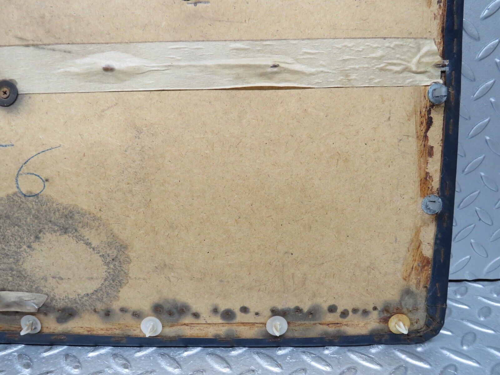 37286 Mercedes-Benz W109 300SEL Front Left Door Card Blue