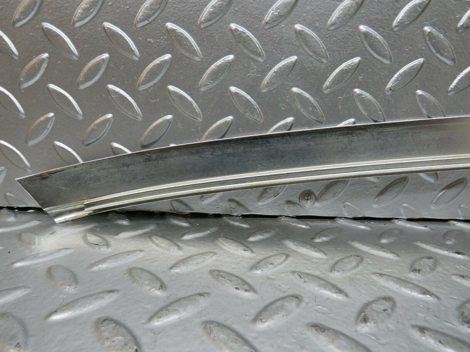 23506 Mercedes-Benz W114 280E C Pillar Chrome Moulding Trim Left Side