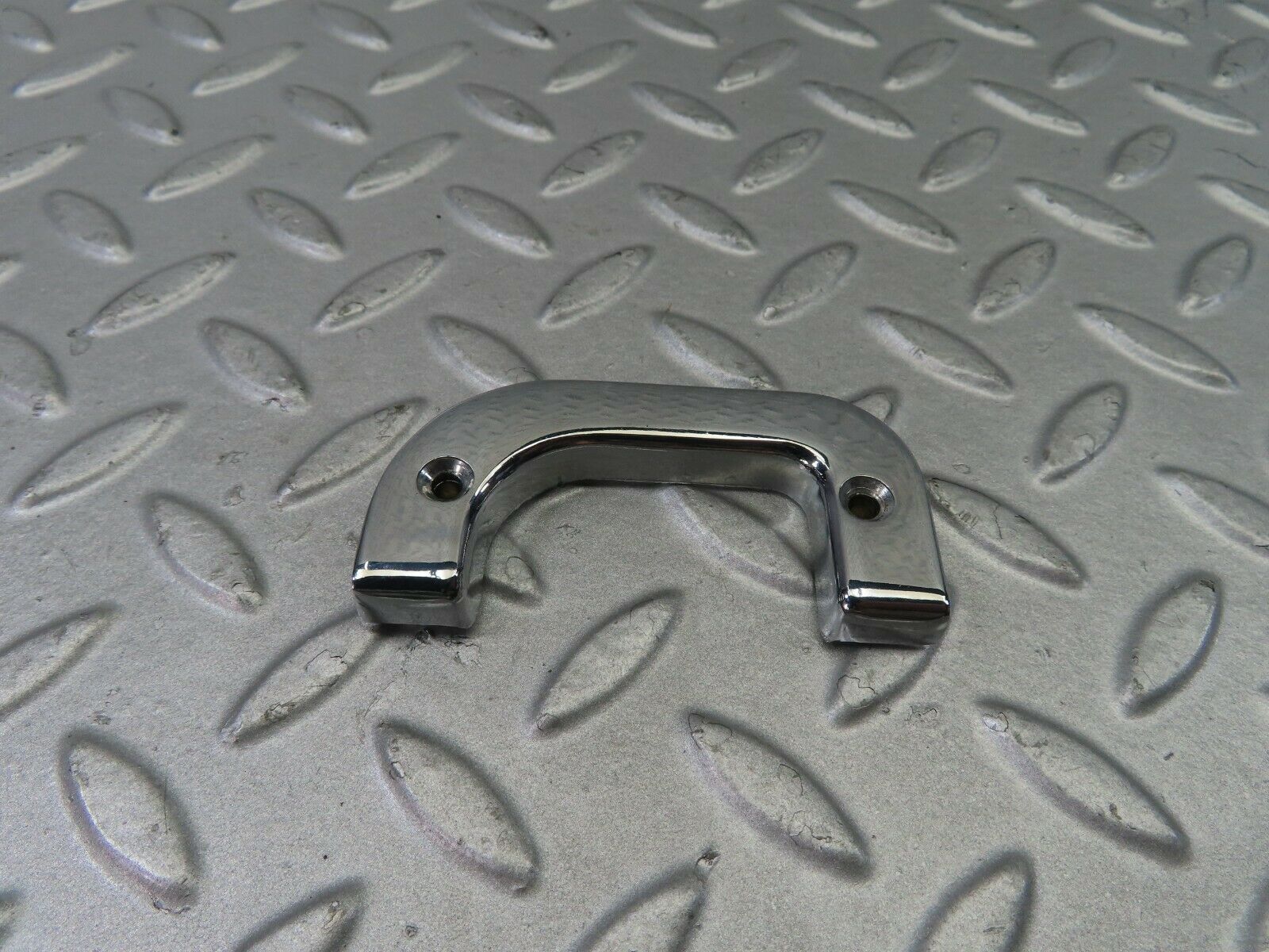 7624 Mercedes-Benz S123 230TE Wagon Left Chrome Door Latch Trim 1237230124