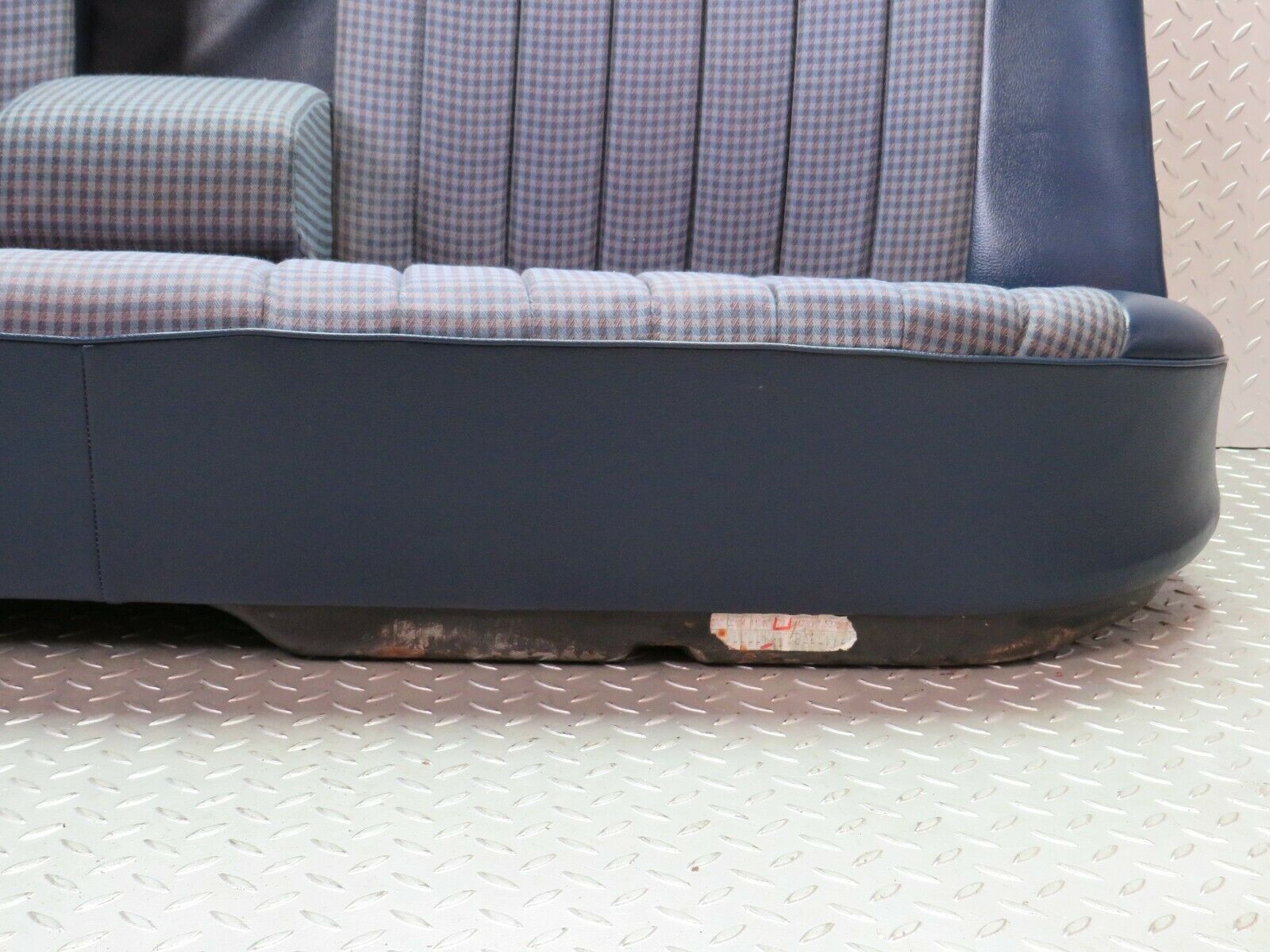 23276 Mercedes-Benz W116 350SE Rear Seat Half Leather Blue 1169240316