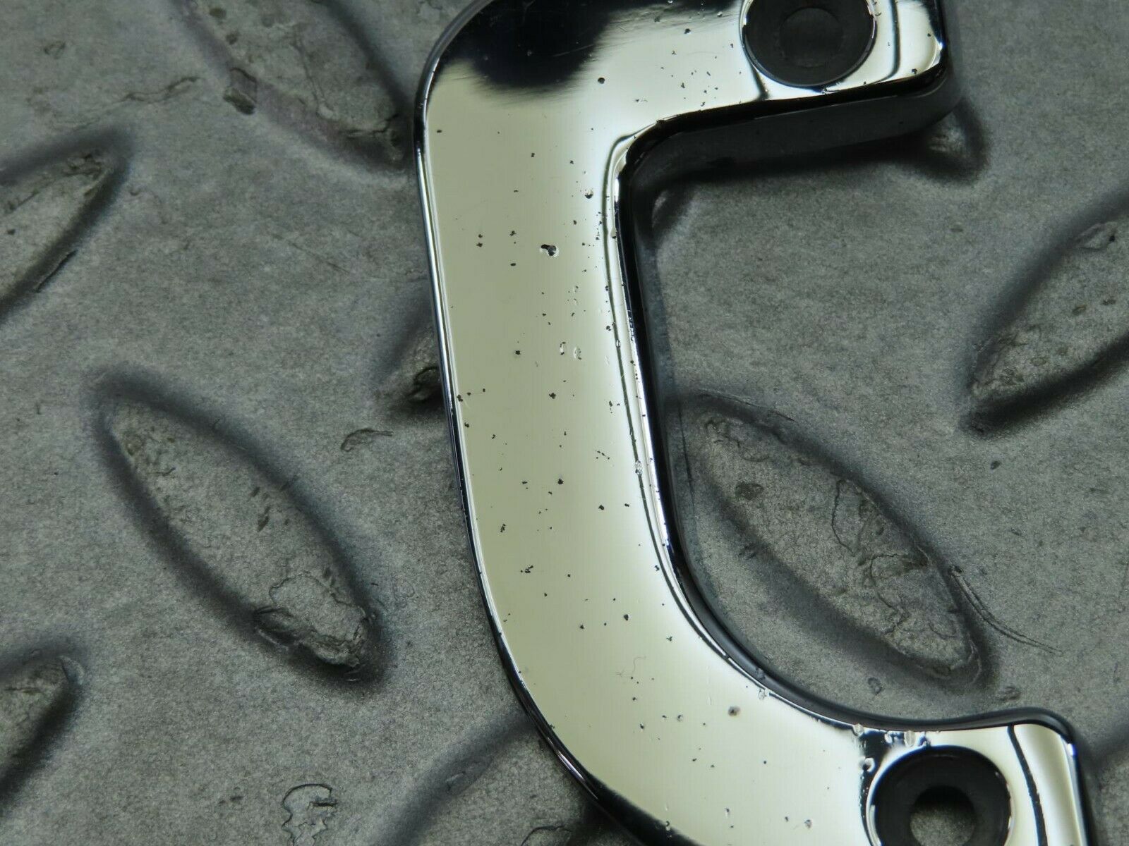 9067 Mercedes-Benz W115 Left Interior Chrome Door Latch Trim