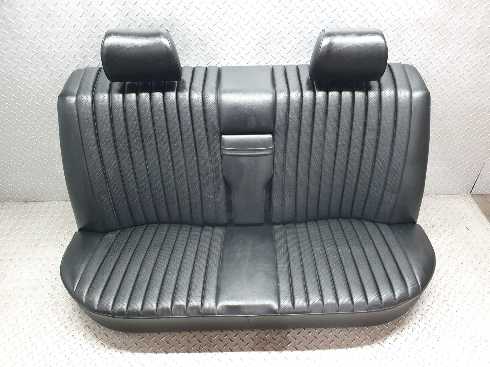 40811 Mercedes-Benz W123 300D Rear Seat Leather Black 1269201616