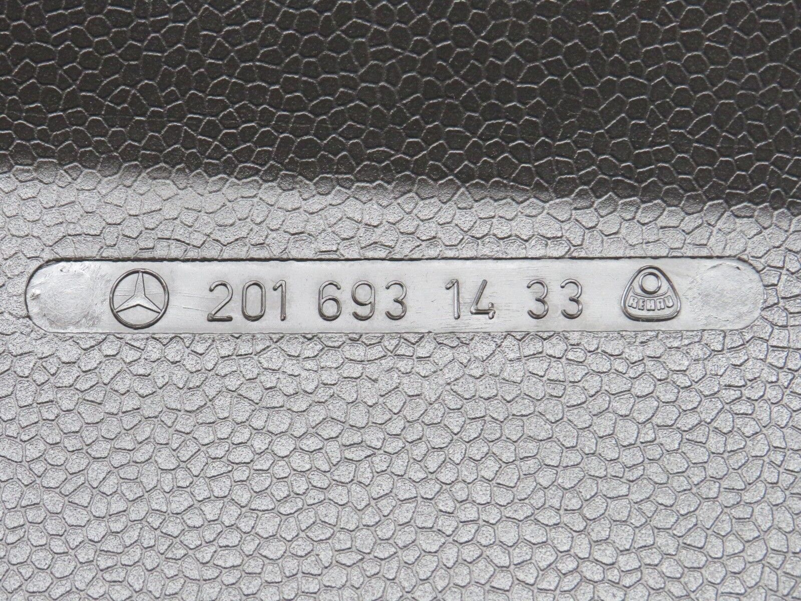 30651 Mercedes-Benz W201 190E 2.0L Trunk Cover Panel Right Side 2016931433