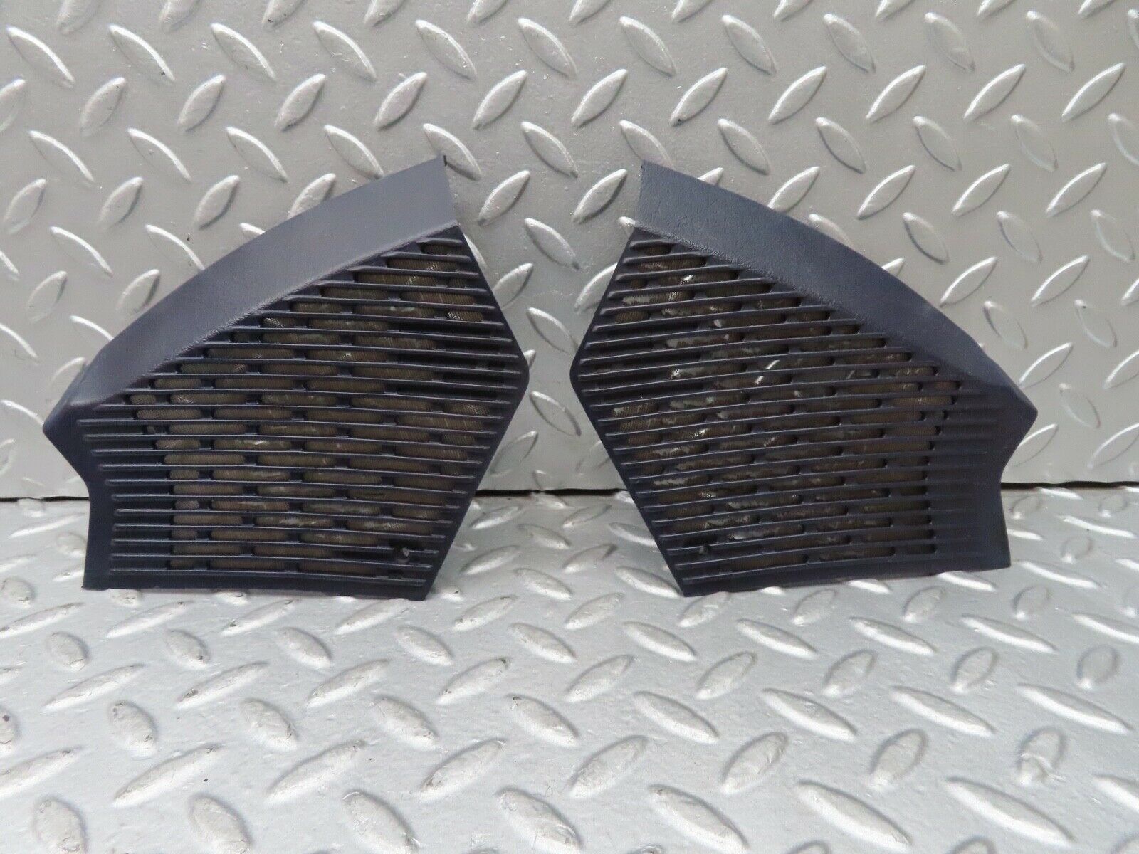 16892 Mercedes-Benz C123 280CE Coupe Speaker Covers Pair Blue 1236802807