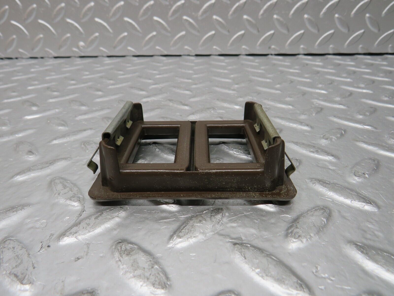 29985 Porsche 924 Double Electric Window Switch Surround Brown 477867187