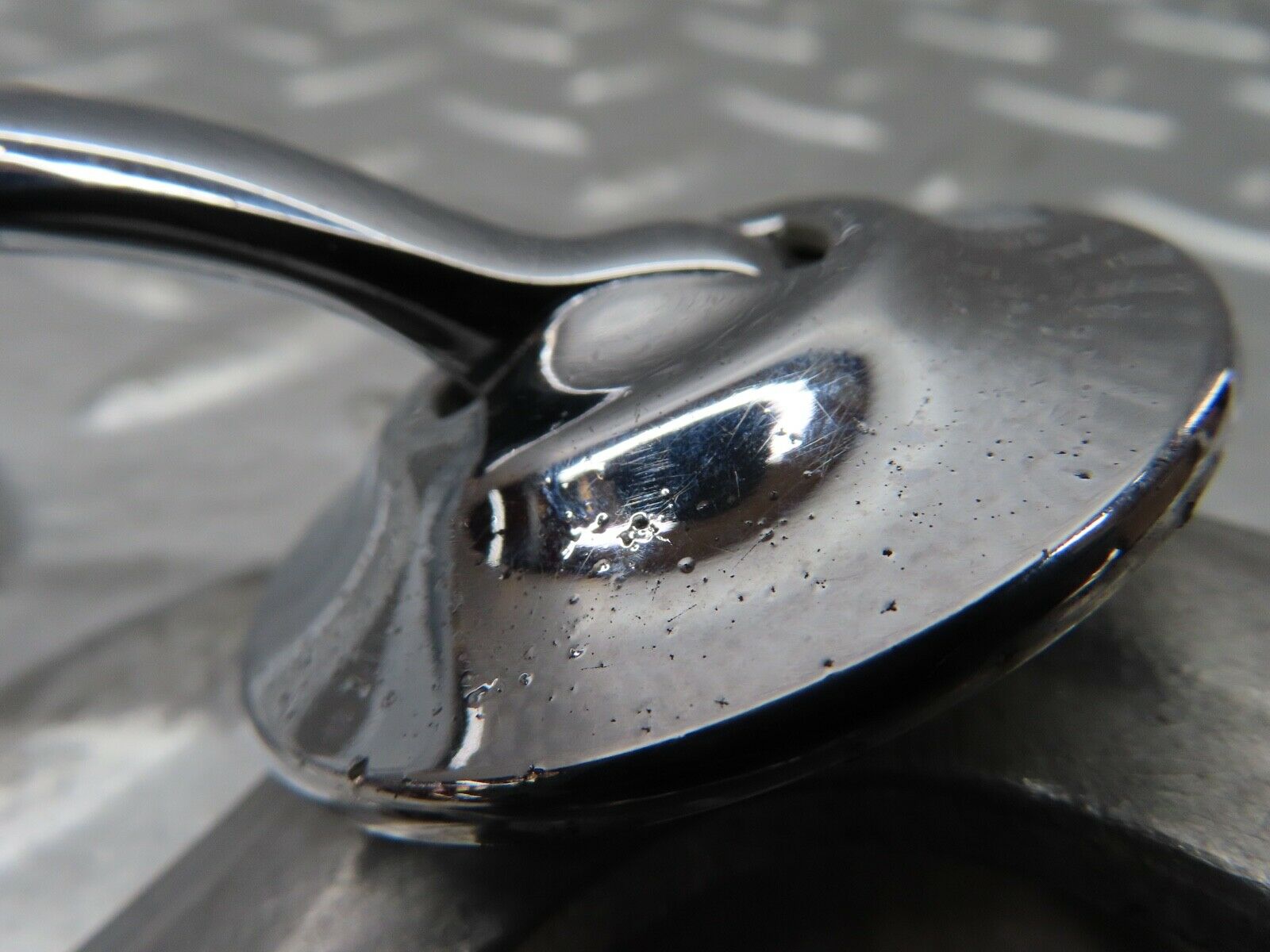 18838 Mercedes-Benz W121 190b Ponton Rear Left Interior Chrome Door Handle