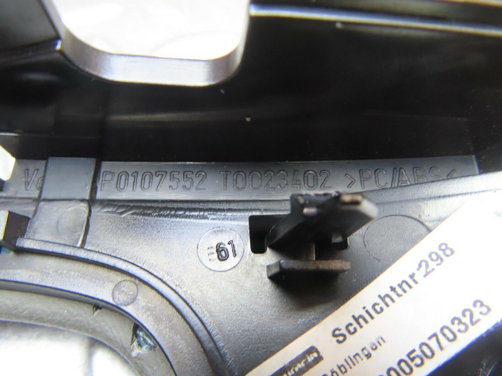 11238 Mercedes-Benz W221 S320 Centre Console Trim Cover Grey