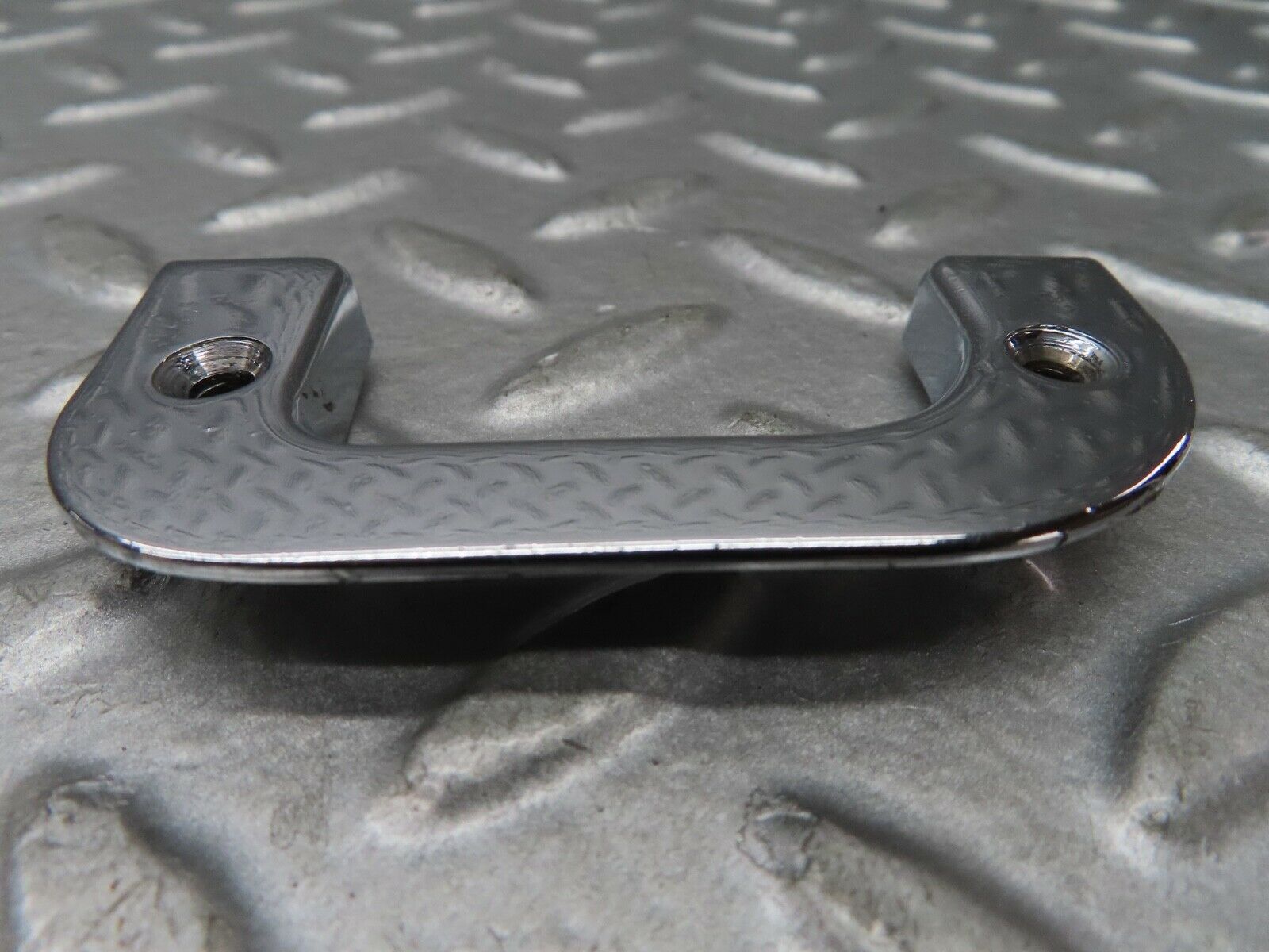 19165 Mercedes-Benz W123 300D Left Chrome Door Latch Trim 1237230124