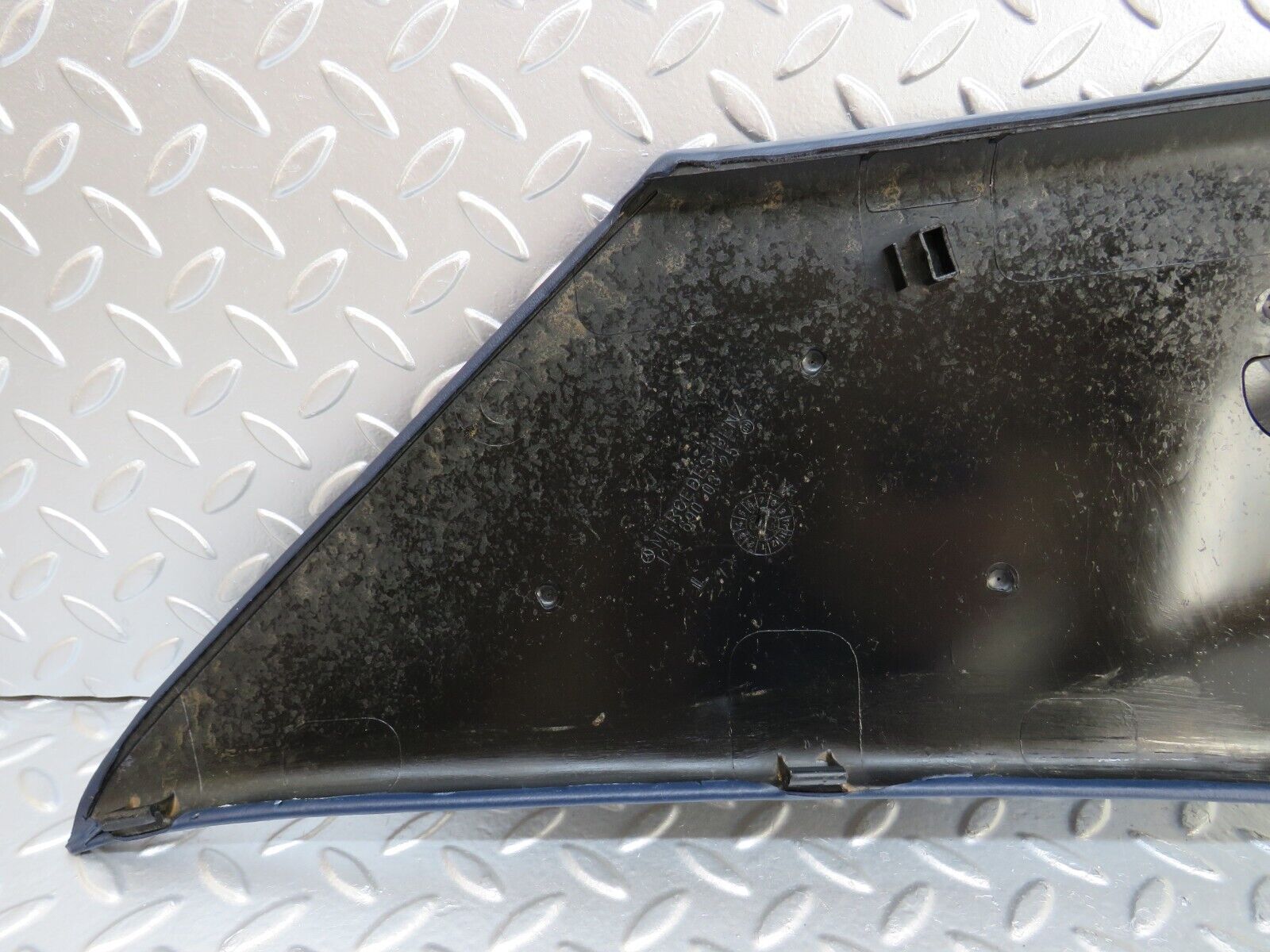 26773 Mercedes-Benz W123 240D C Pillar Cover Panel Left Side Blue 1236900325