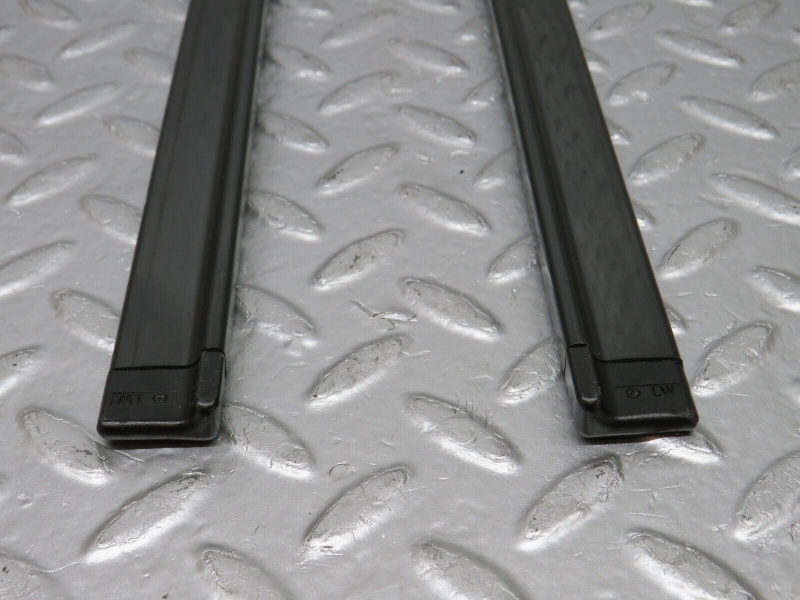 33767 Mercedes-Benz W201 190E 2.0L Seat Belt Runner Pair 2019190920