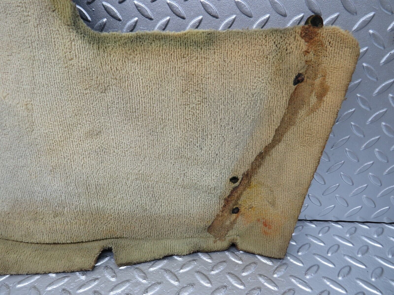 34383 Mercedes-Benz C126 380SEC Coupe Centre Console Carpet Right 1266831225