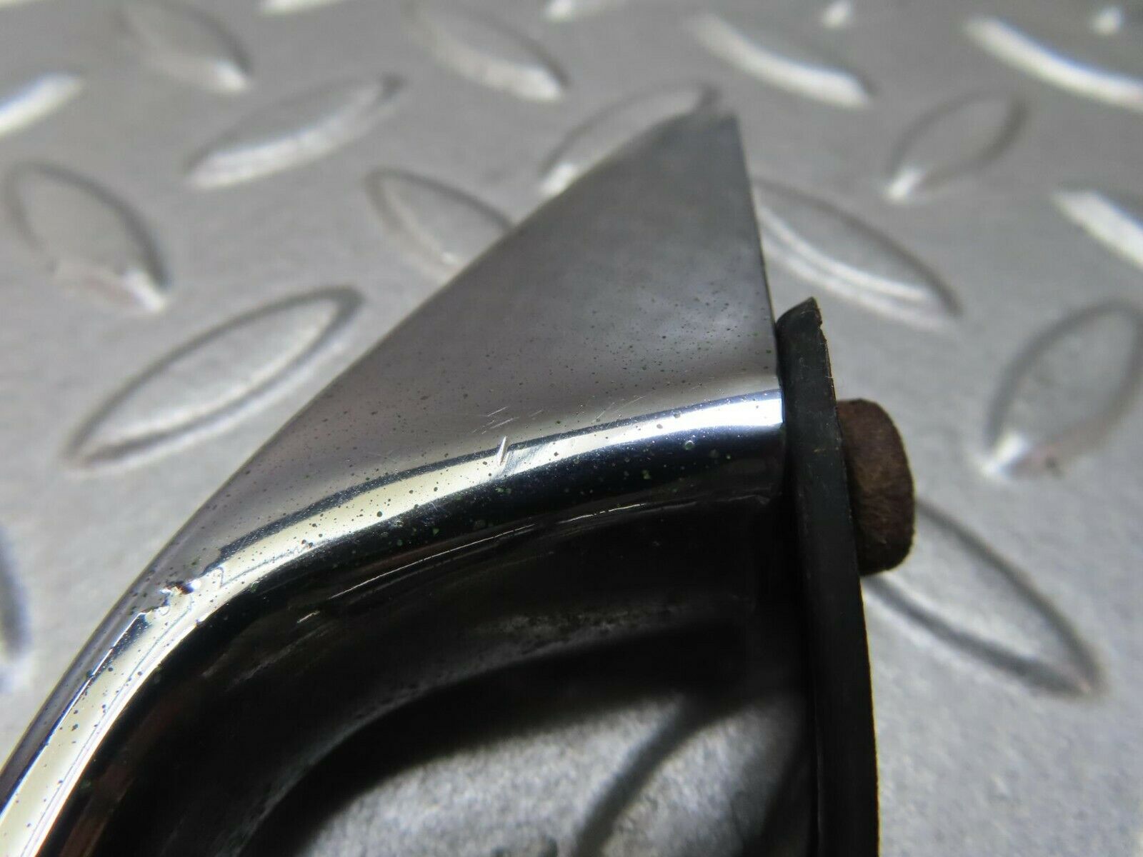 8737 Mercedes-Benz W115 Chrome Door Handle Front Right No Key 1157660201