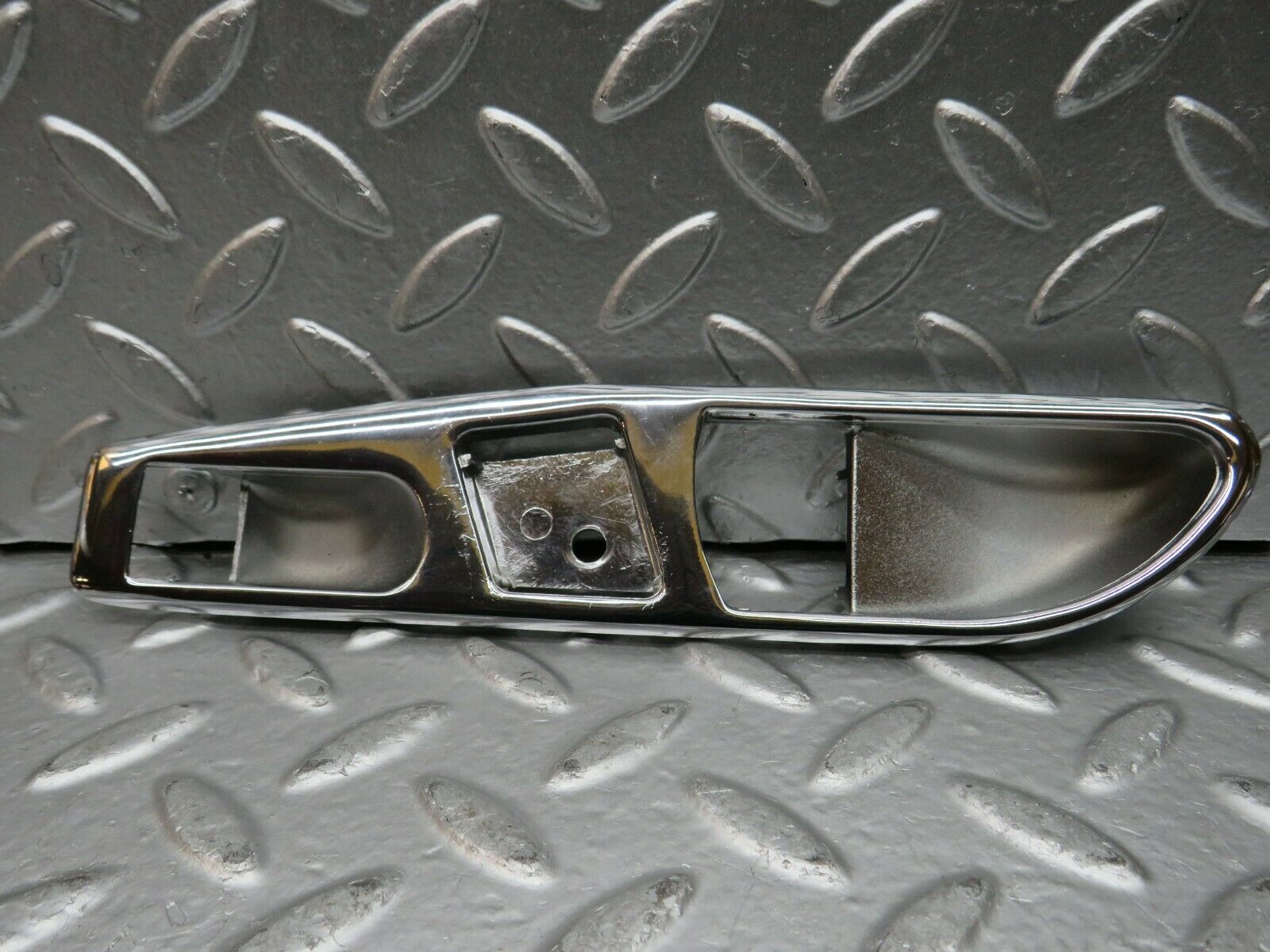 22747 Mercedes-Benz C107 450SL Interior Door Handle Chrome Surround Right Side