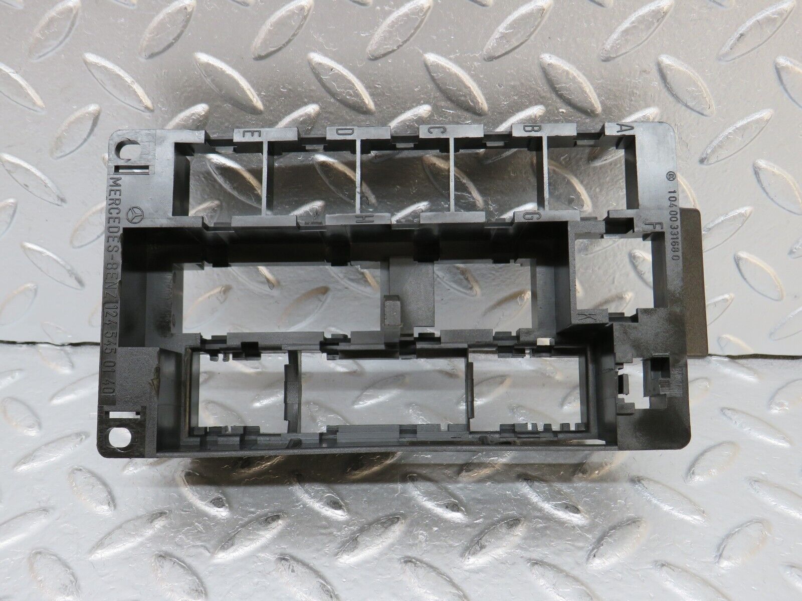 32486 Mercedes-Benz S124 300TE Wagon Fuse Relay Holder Bracket 1245450140