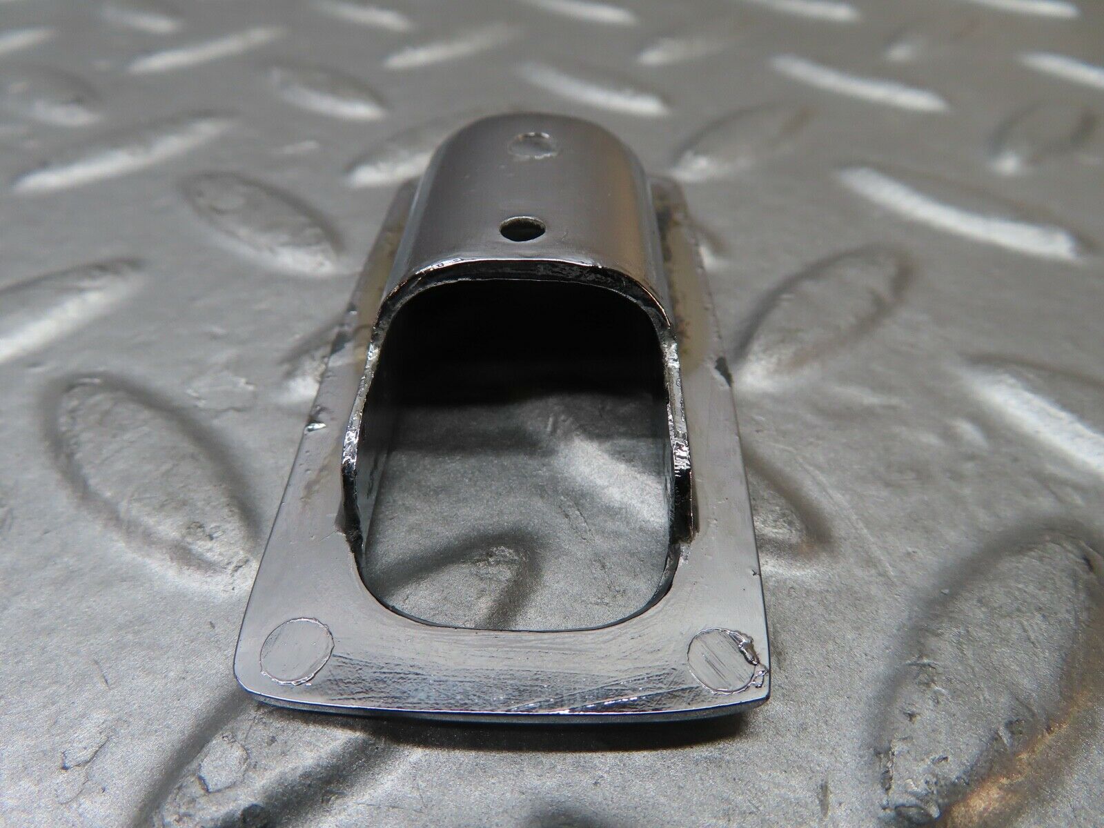 20839 Mercedes-Benz W114 250CE Coupe Door Lock Handle Surround Chrome