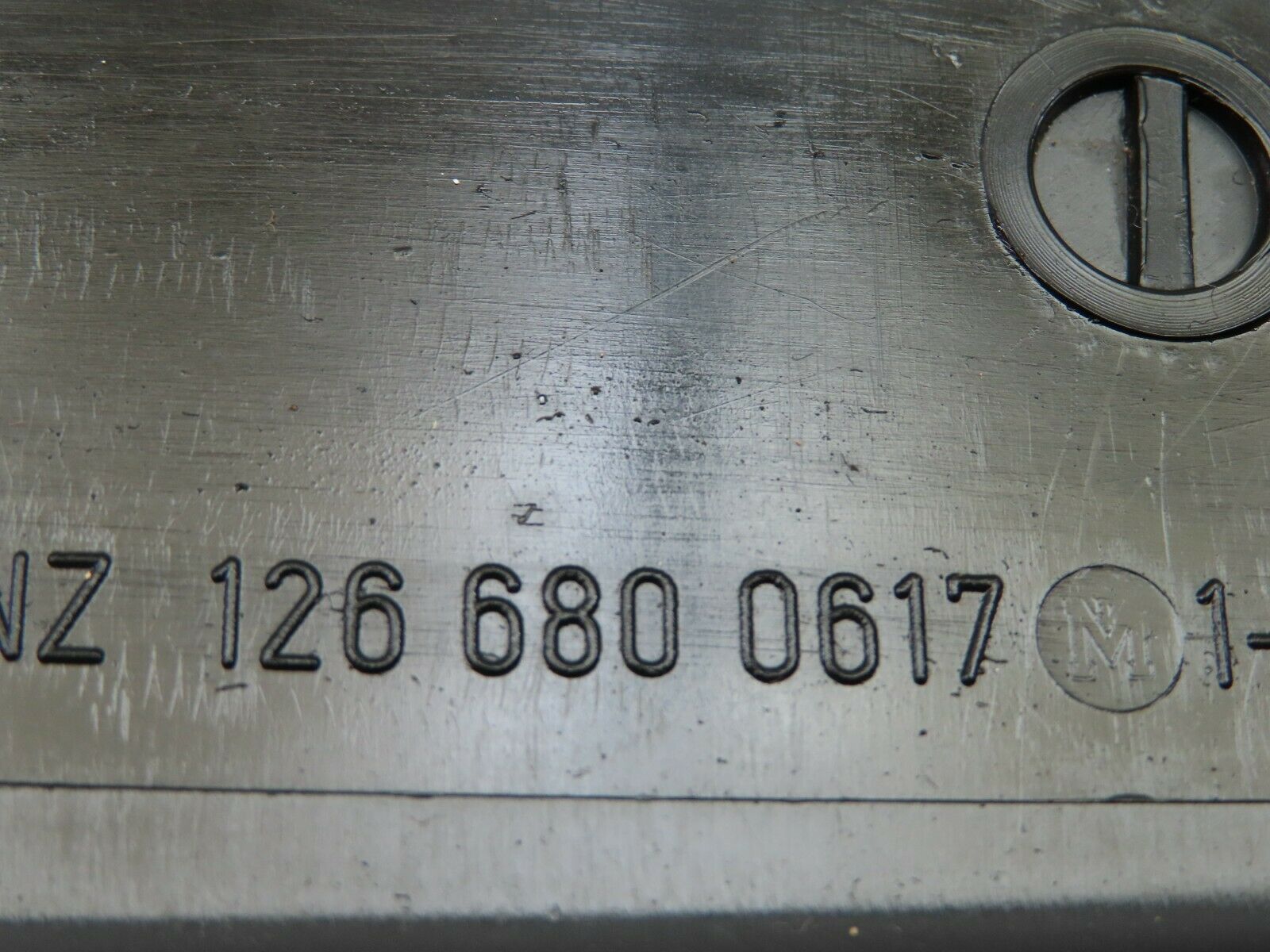 6185 Mercedes-Benz W126 380SE Under Dash Panel Right Side 1266800617