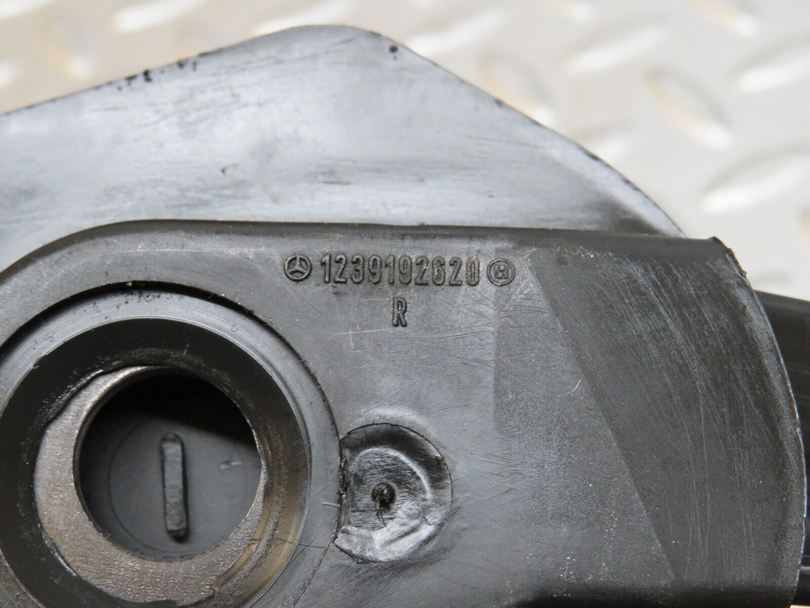 28387 Mercedes-Benz S123 240D Wagon Seat Belt Runner Pair 1239192520