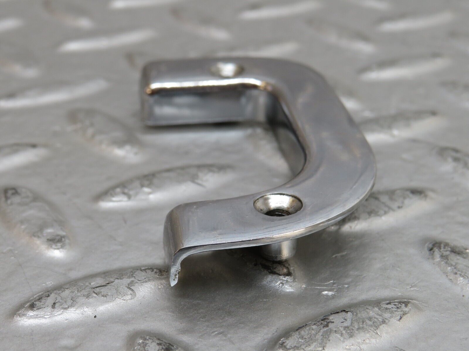 28280 Mercedes-Benz S123 240D Wagon Right Interior Chrome Latch Trim 1237230224