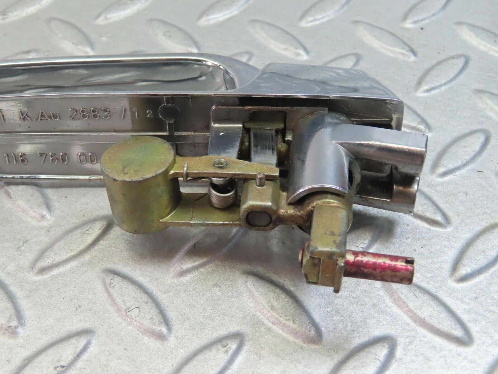 8749 Mercedes-Benz W116 Chrome Door Handle Rear Right 1167600059