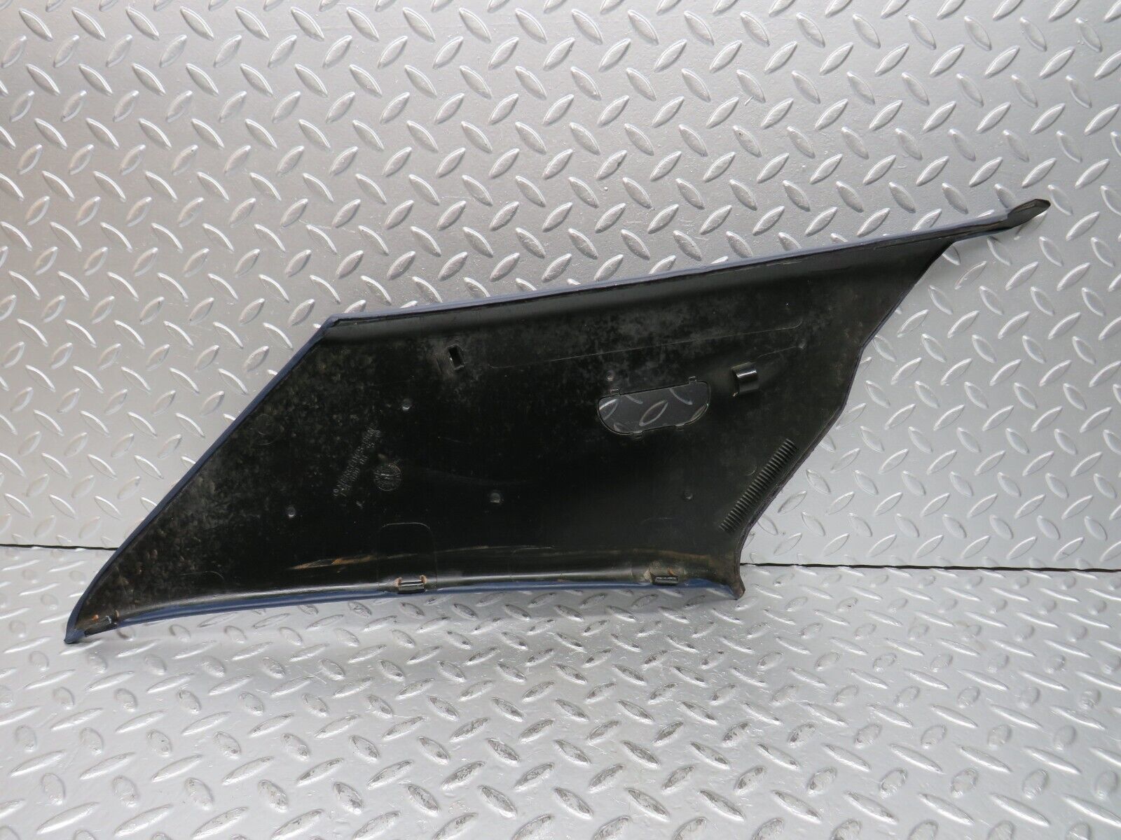 31941 Mercedes-Benz W123 230E C Pillar Cover Panel Left Side Blue 1236900325