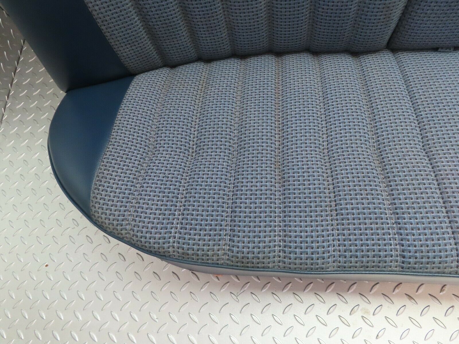 18012 Mercedes-Benz W123 200 Rear Seat Blue 1239200016/1239200050