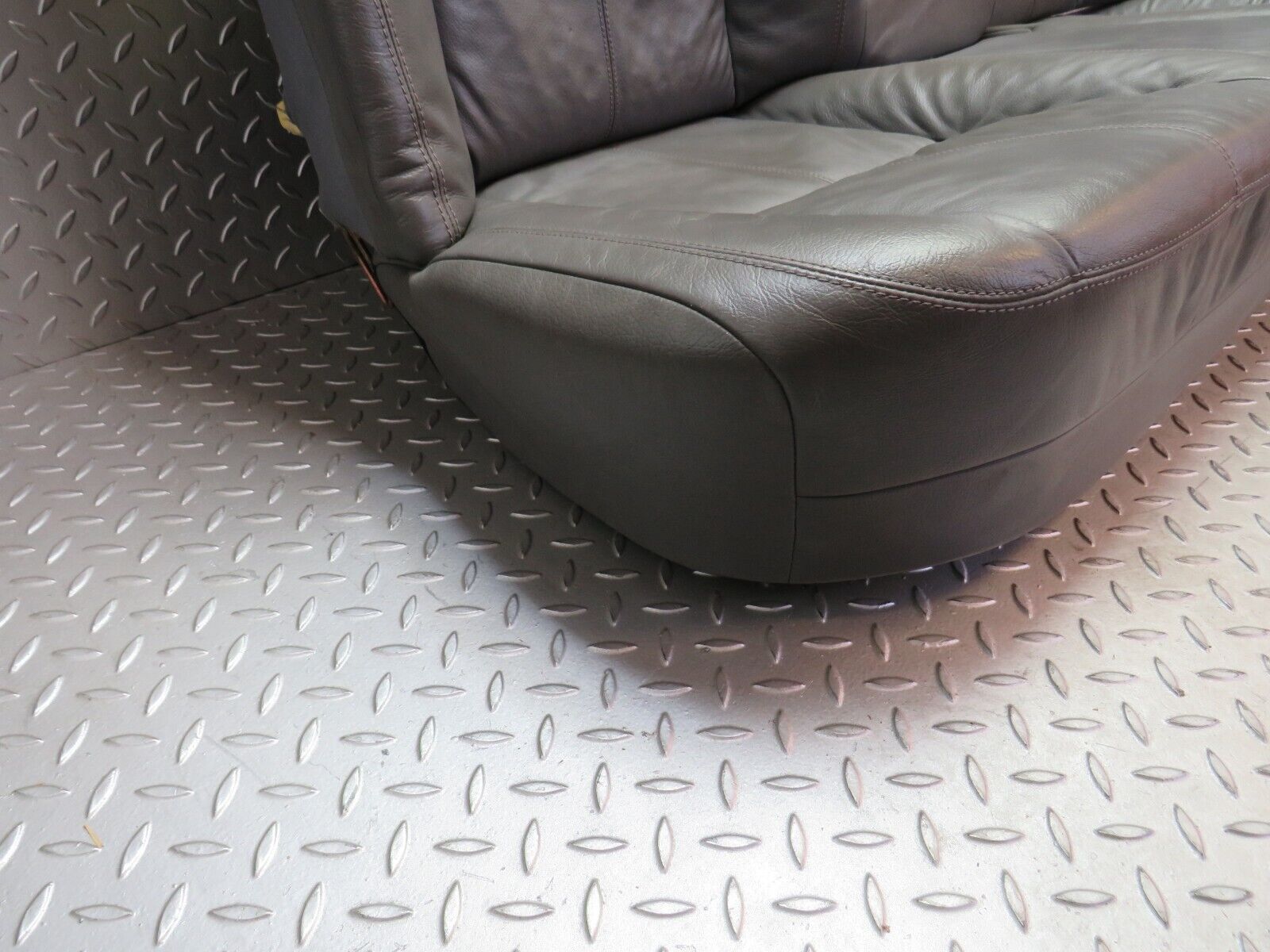 35282 Mercedes-Benz W221 Rear Seat Leather Grey 2219200050 2219200016