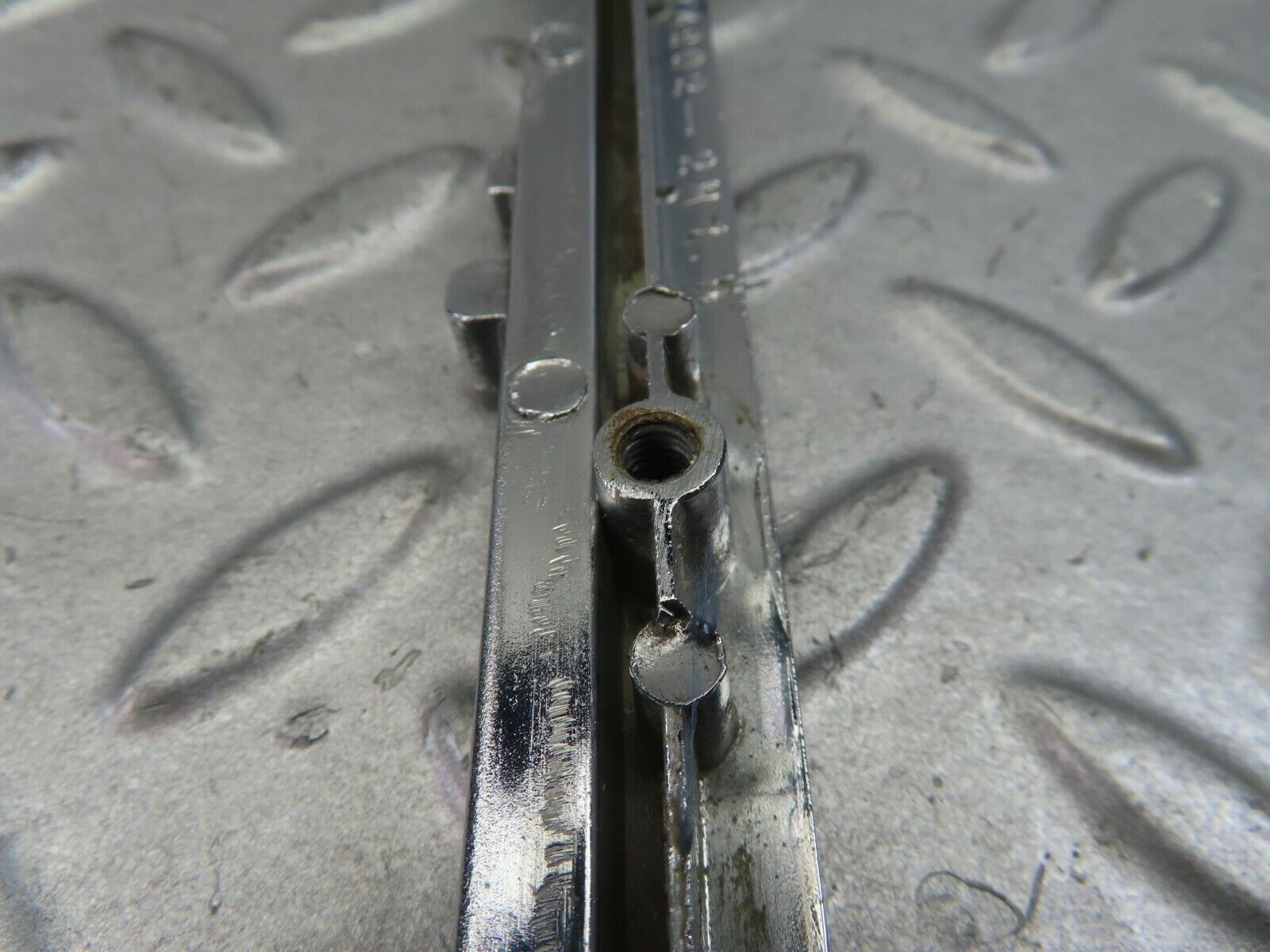 8512 Mercedes-Benz W115 Tail Light Chrome Frame Right 1158260259