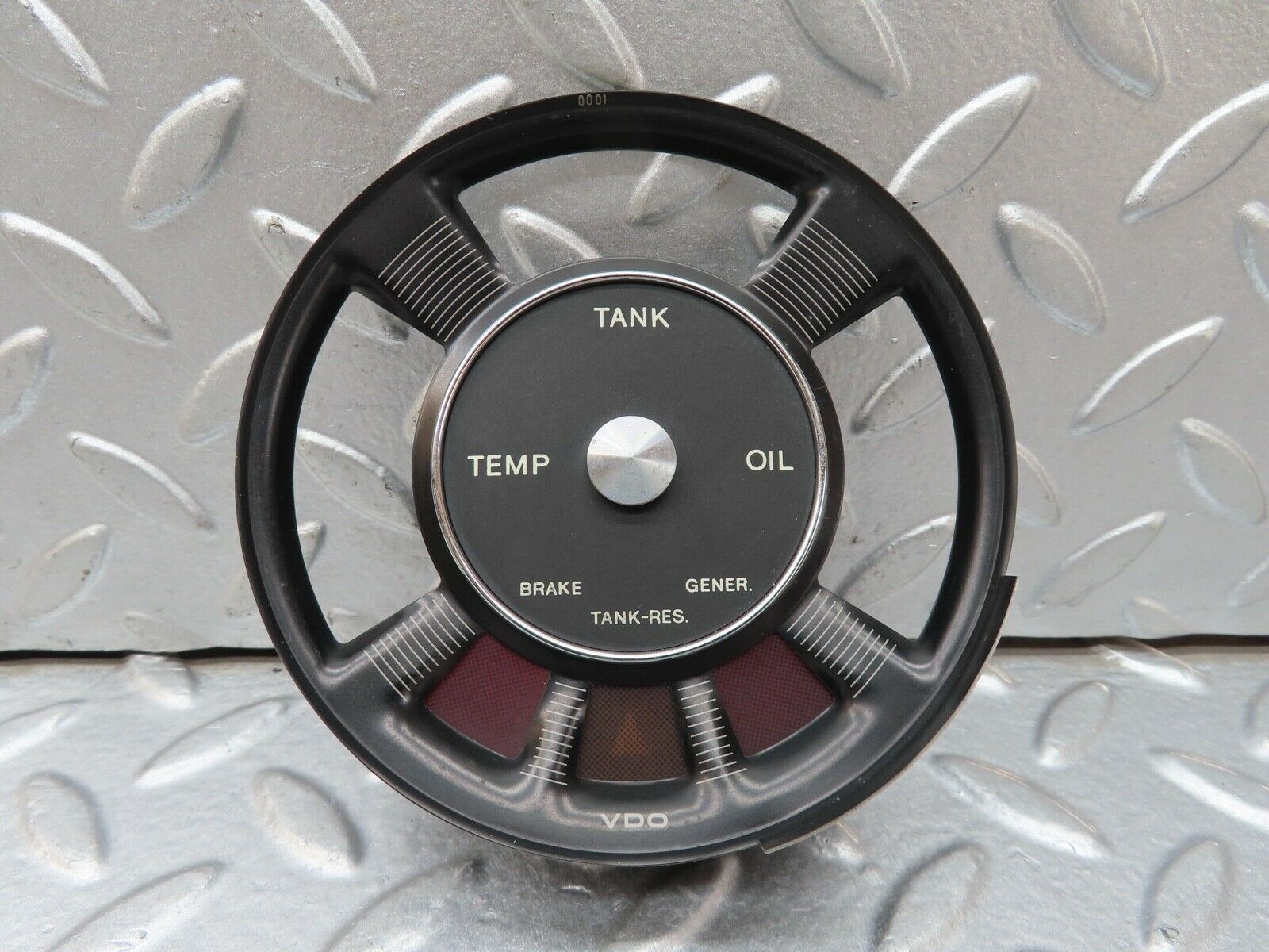 18334 Mercedes-Benz W115 Temperature Fuel Oil Gauge Instrument Surround