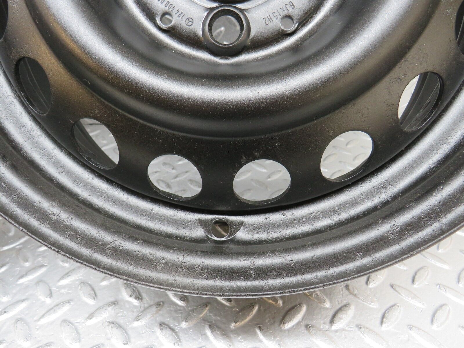 33881 Mercedes-Benz Steel Wheel Set 6Jx15H2 ET49 1244000602