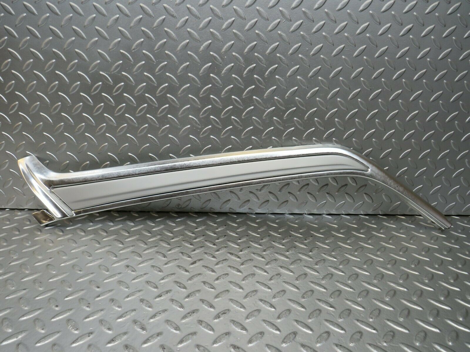 23367 Mercedes-Benz W116 350SE A Pillar Chrome Moulding Trim Left Side