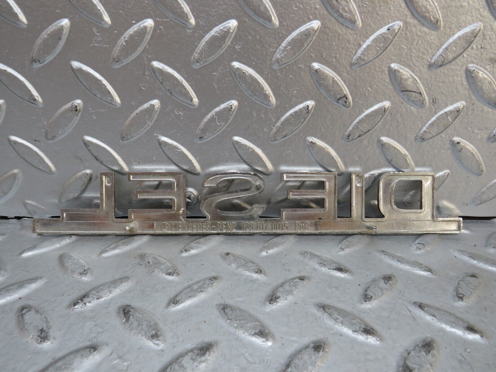 28335 Mercedes-Benz S123 240D Wagon Trunk Badge DIESEL Emblem 1238170015