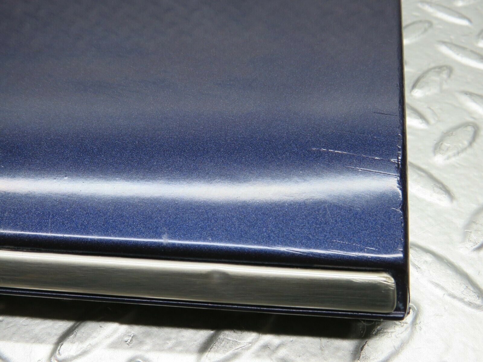 22319 Mercedes-Benz C124 E220 Rear Left Fender Wing Moulding Trim Blue 1246903740