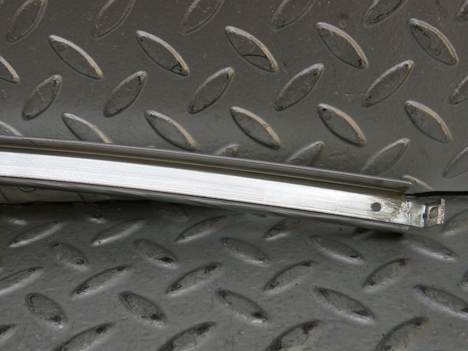 28277 Mercedes-Benz S123 240D Wagon Rear Right Chrome Window Channel