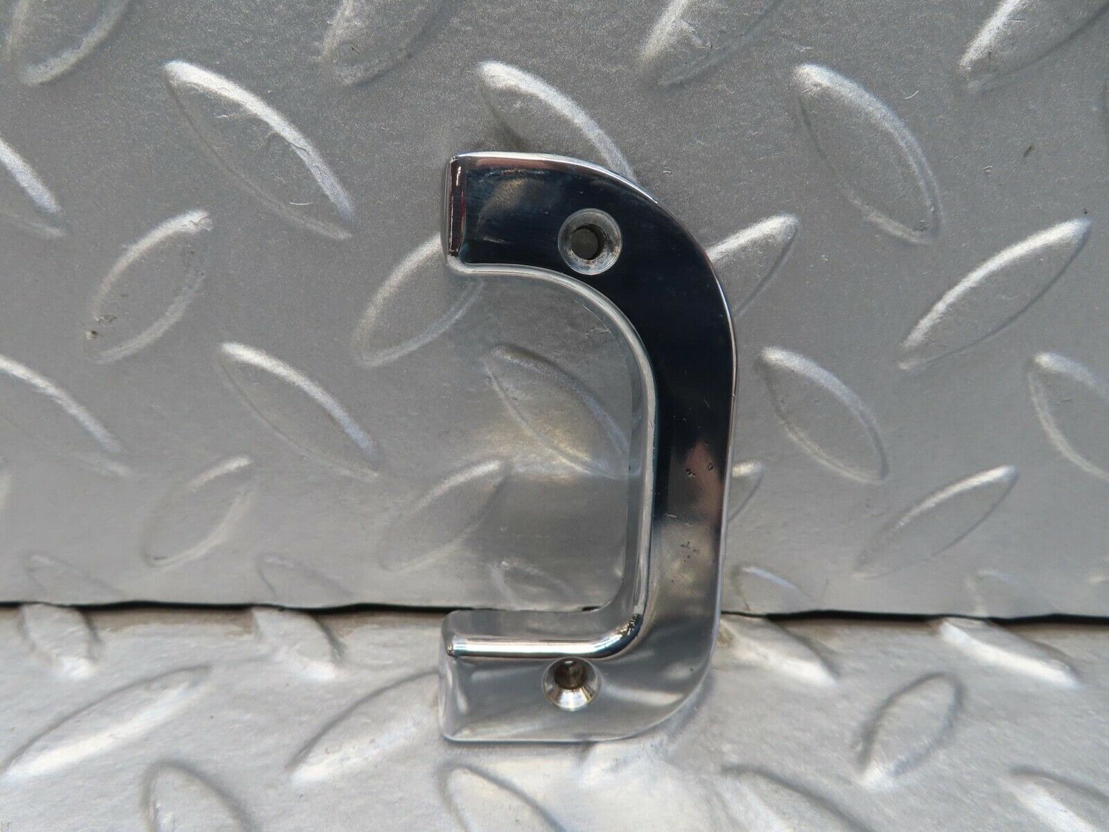 16040 Mercedes-Benz W123 280E Left Interior Chrome Door Latch Trim 1237230124