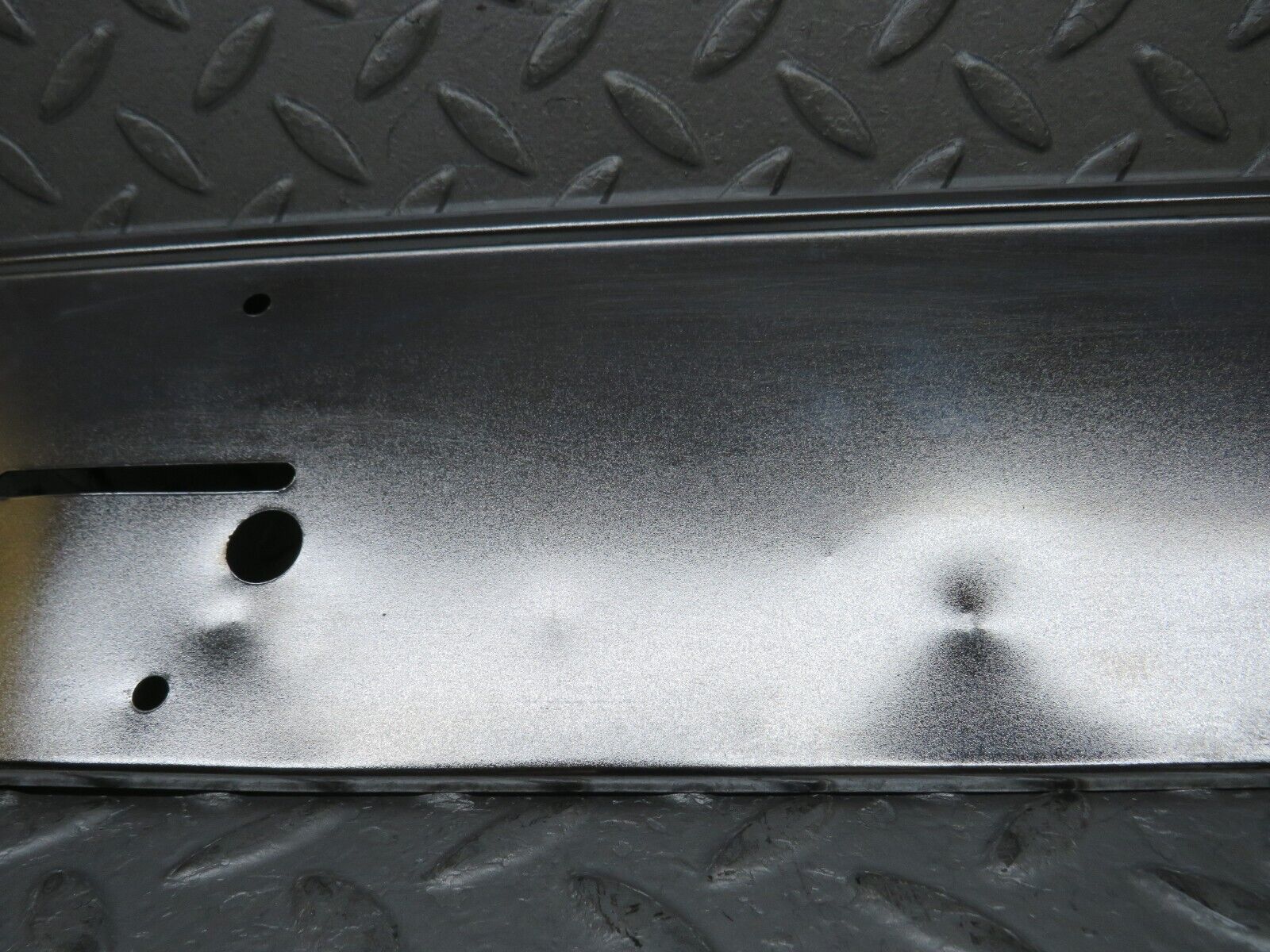 37385 Mercedes-Benz W109 300SEL Rear number Plate Holder Chrome