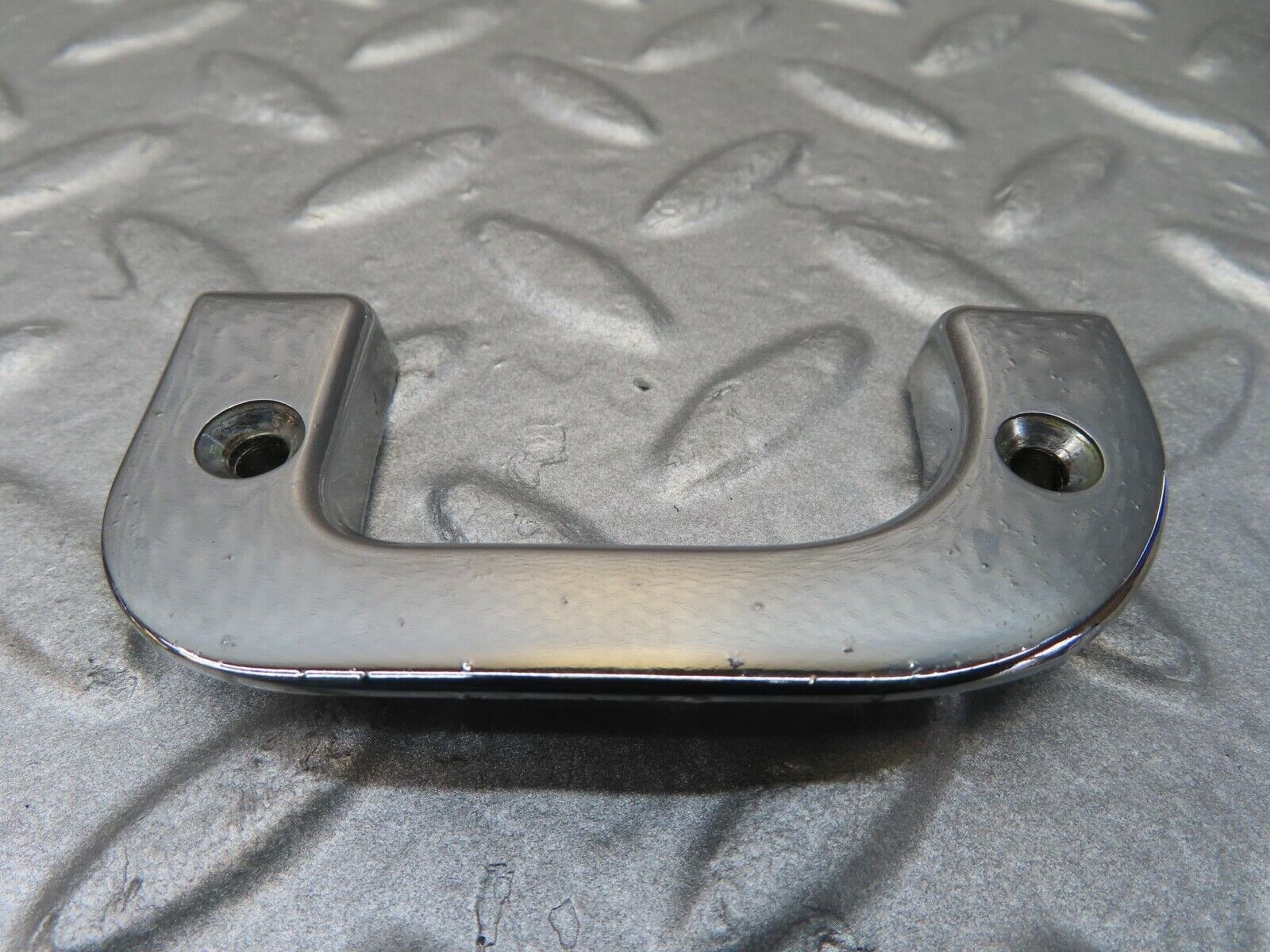 16039 Mercedes-Benz W123 280E Left Interior Chrome Door Latch Trim 1237230124