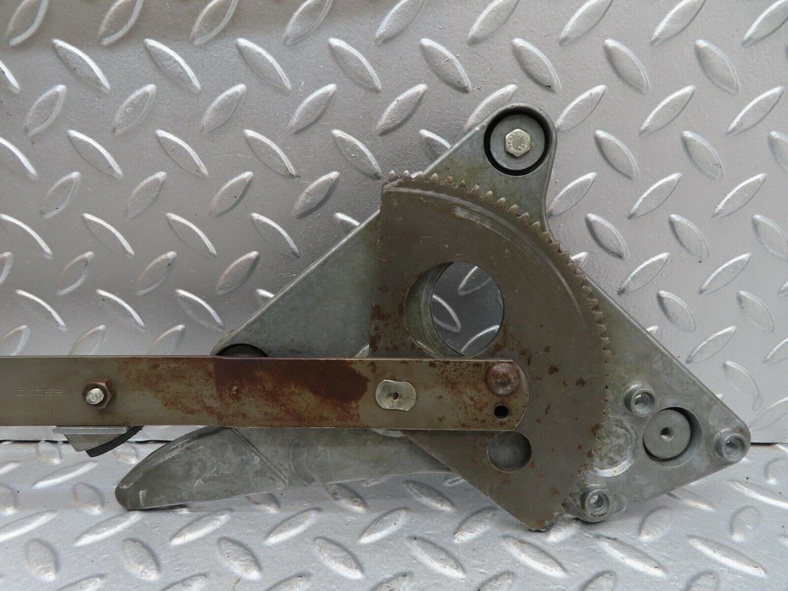 14255 Mercedes-Benz W116 350SE Rear Left Power Window Regulator 1167300346